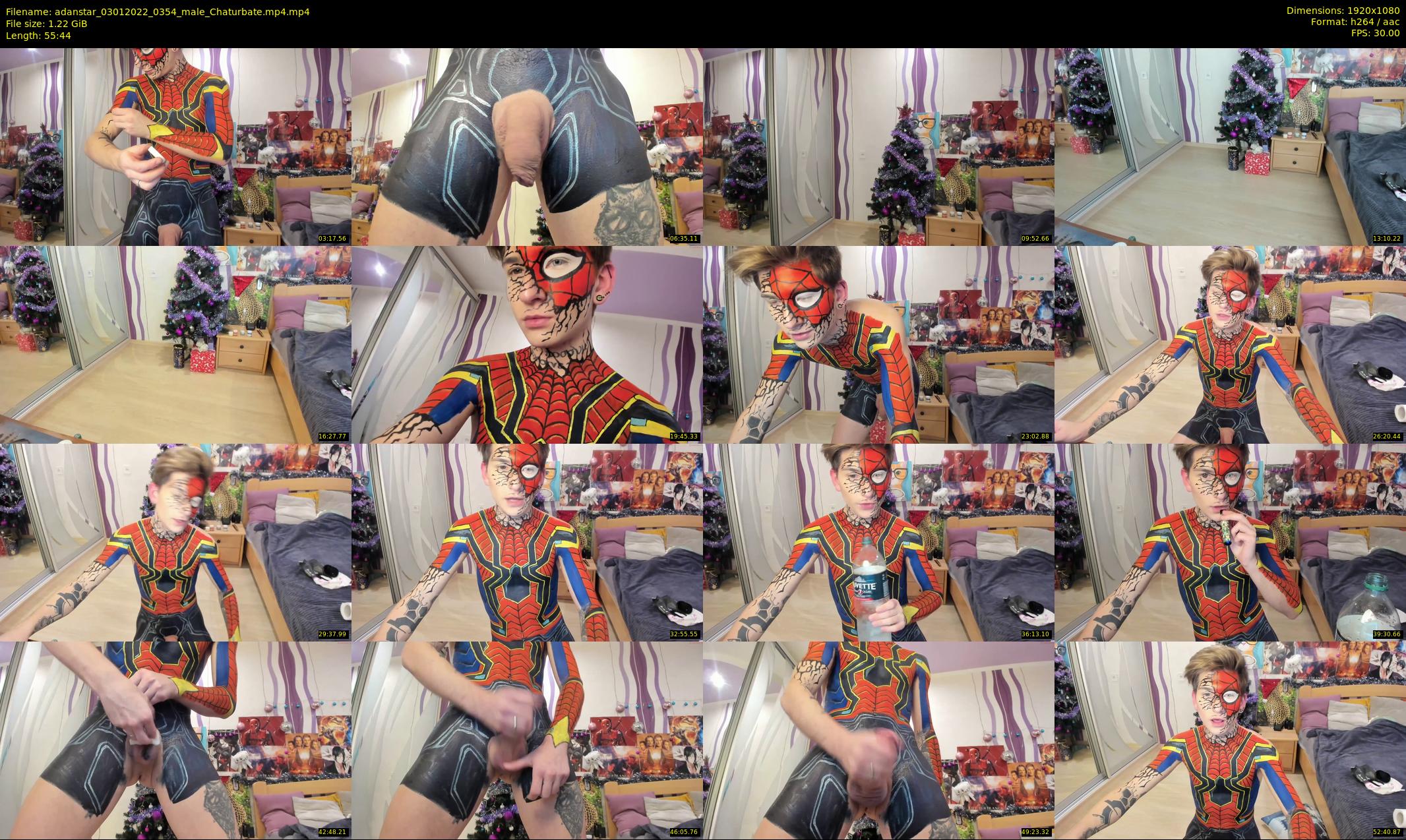 adanstar — 56 minute Chaturbate male cam show recording, 1080p, Jan 3, 2022