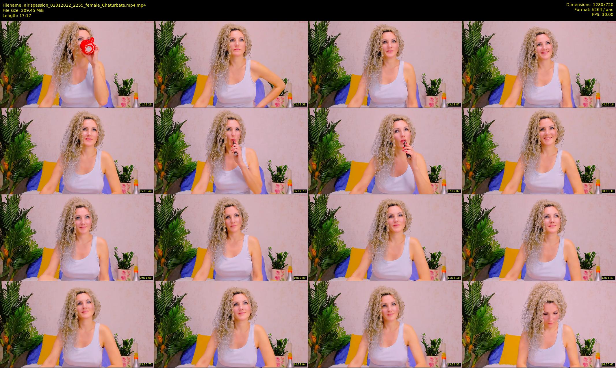 airispassion — 18 minute Chaturbate female cam show recording, 720p, Jan 2, 2022