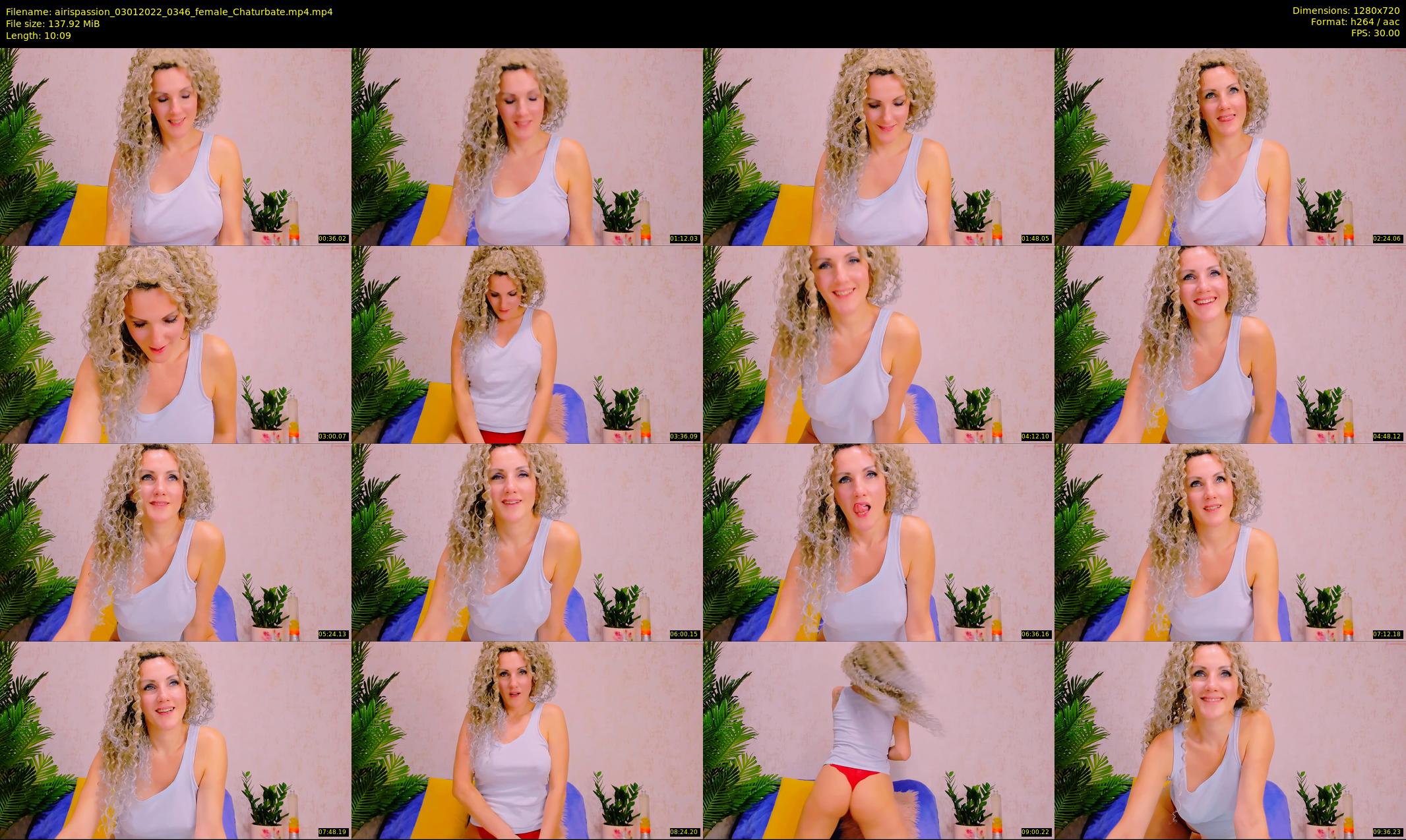 airispassion — 11 minute Chaturbate female cam show recording, 720p, Jan 3, 2022