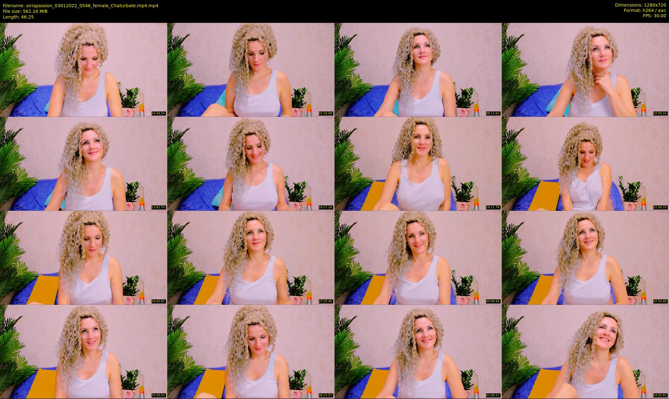 airispassion — 47 minute Chaturbate female cam show recording, 720p, Jan 3, 2022