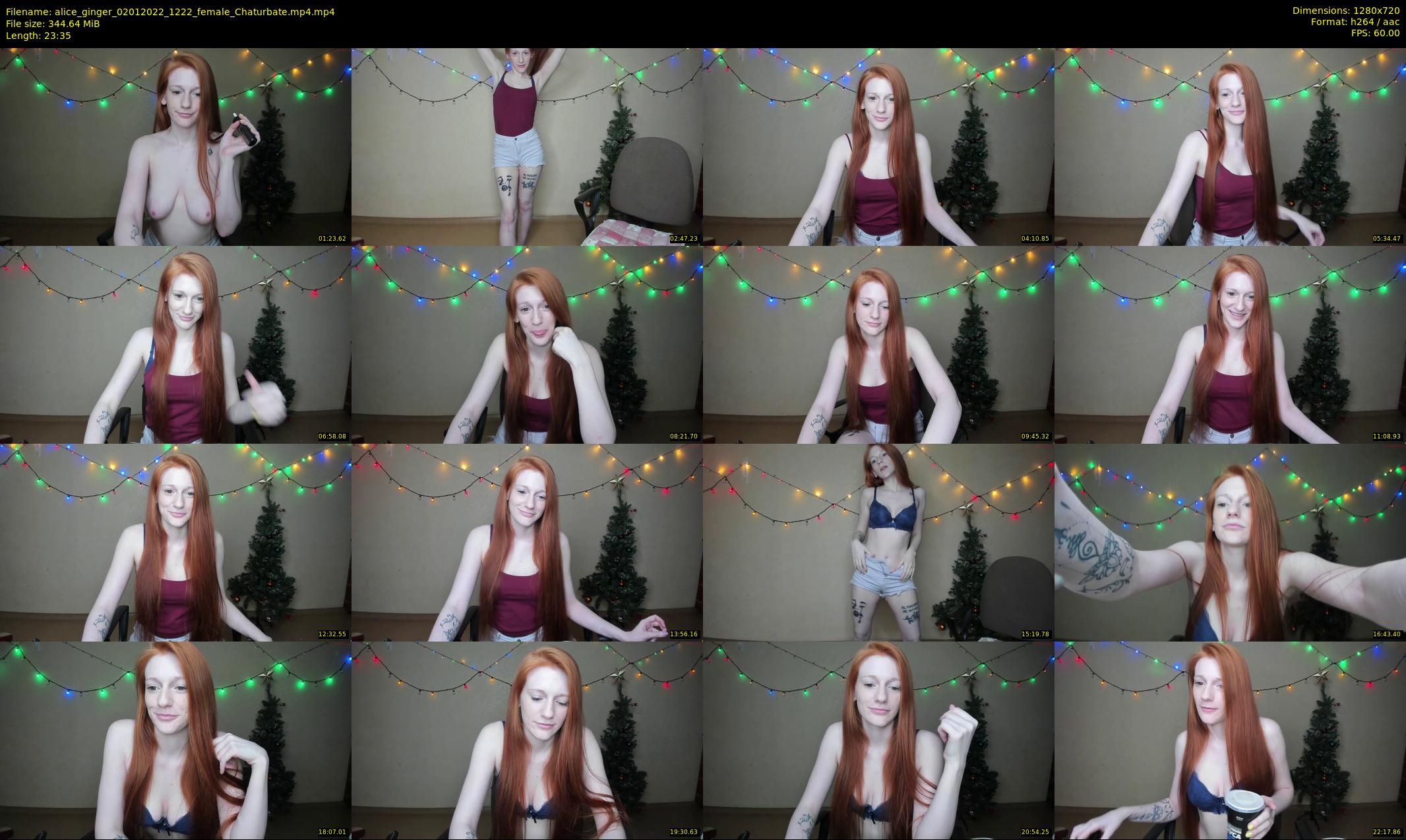 alice_ginger — 24 minute Chaturbate female cam show recording, 720p, Jan 2, 2022
