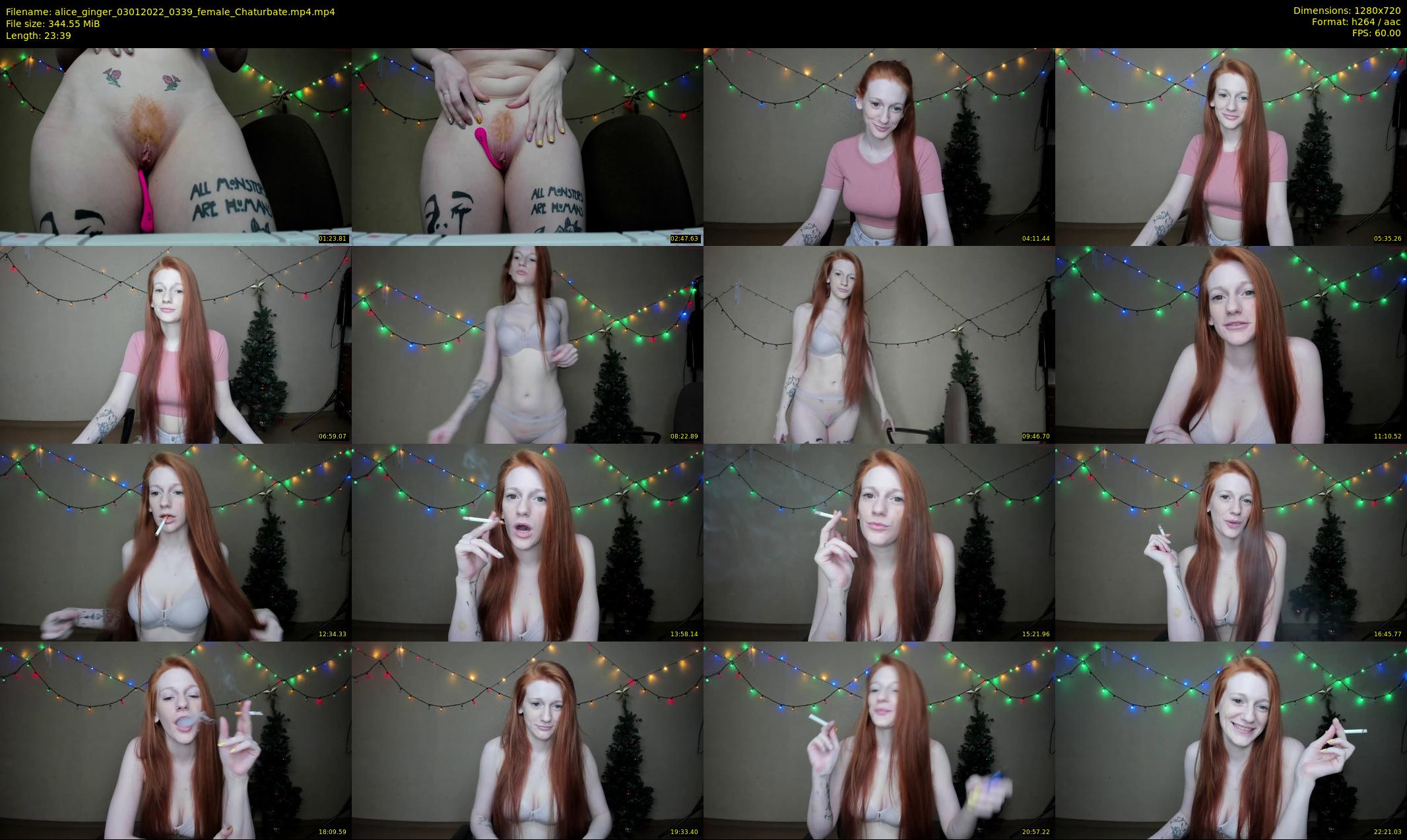 alice_ginger — 24 minute Chaturbate female cam show recording, 720p, Jan 3, 2022