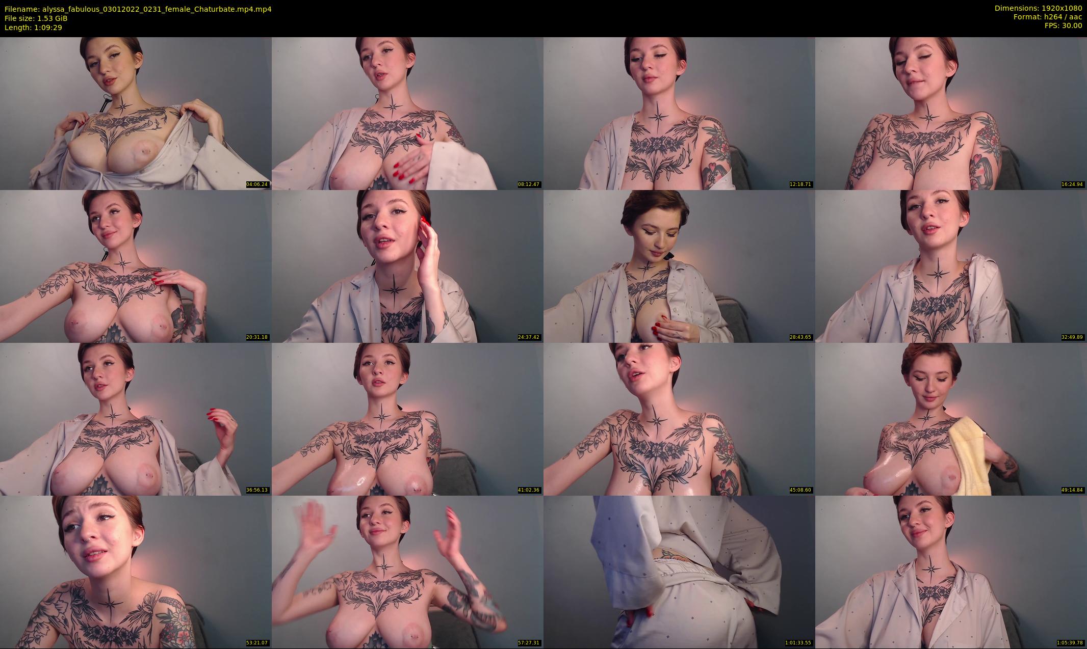 alyssa_fabulous — 70 minute Chaturbate female cam show recording, 1080p, Jan 3, 2022