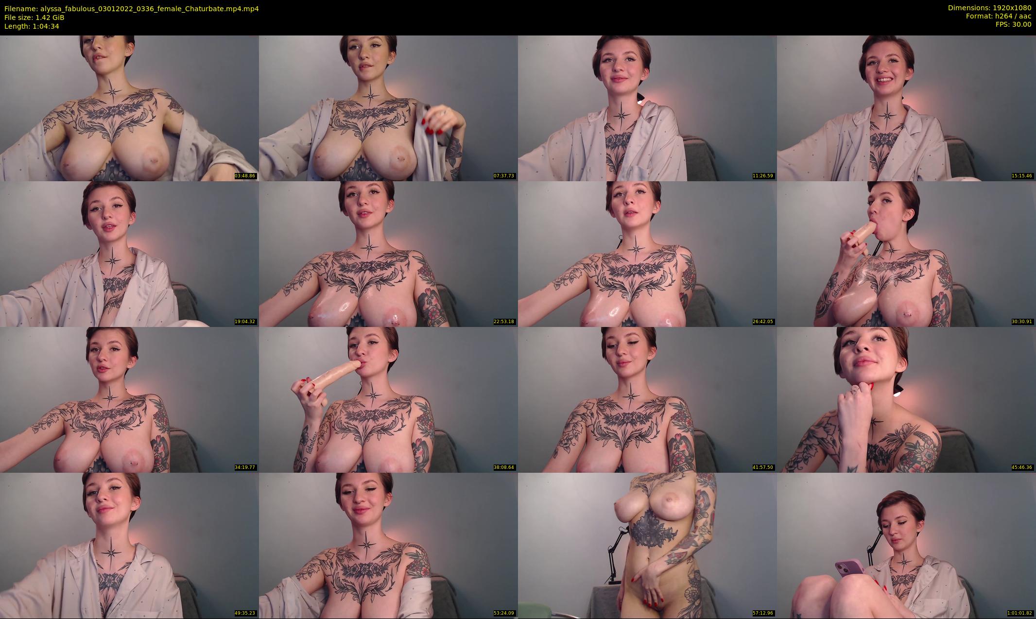alyssa_fabulous — 65 minute Chaturbate female cam show recording, 1080p, Jan 3, 2022