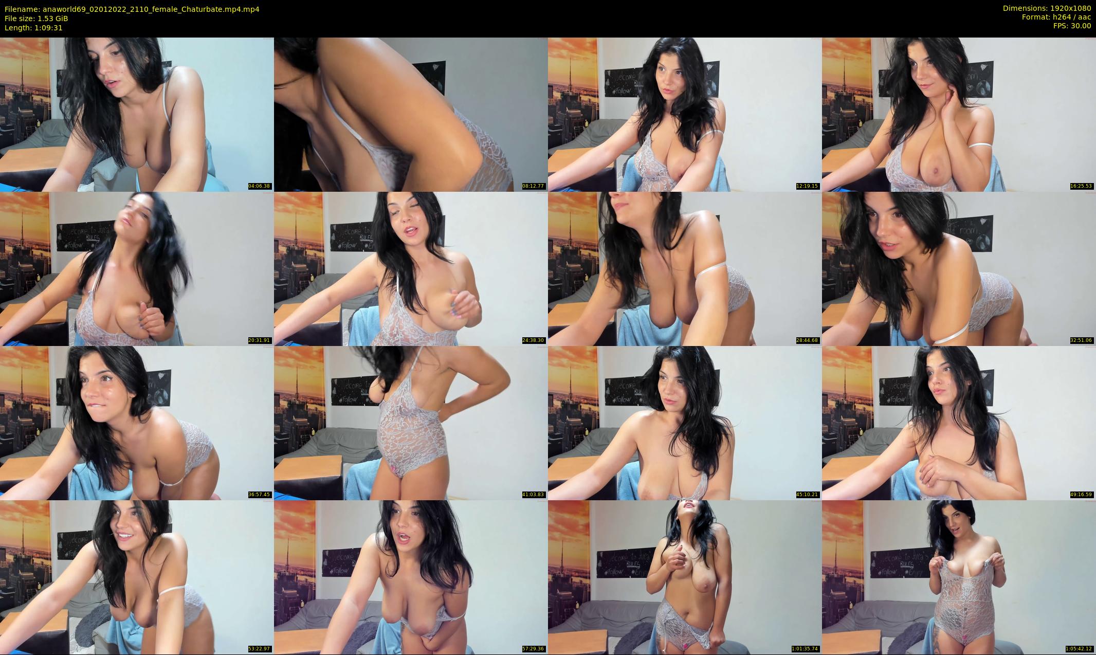 anaworld69 — 70 minute Chaturbate female cam show recording, 1080p, Jan 2, 2022