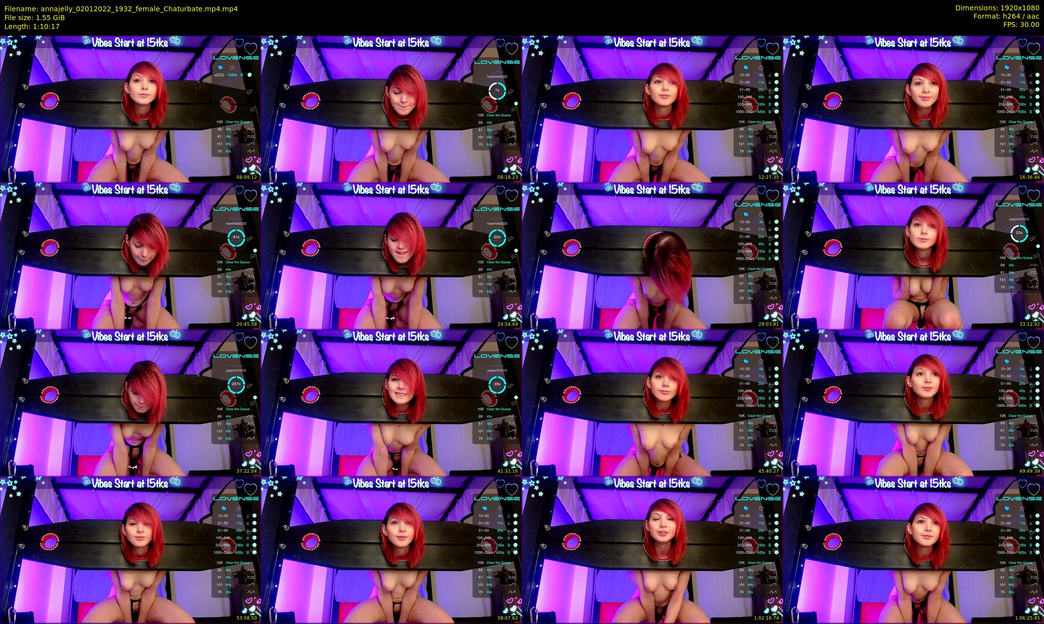 annajelly — 71 minute Chaturbate couple cam show recording, 1080p, Jan 2, 2022