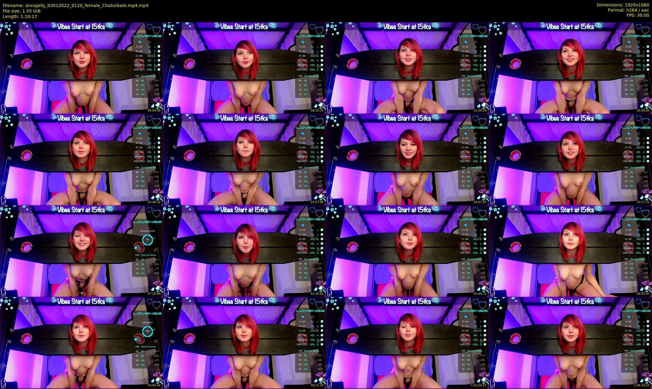 annajelly — 71 minute Chaturbate couple cam show recording, 1080p, Jan 3, 2022