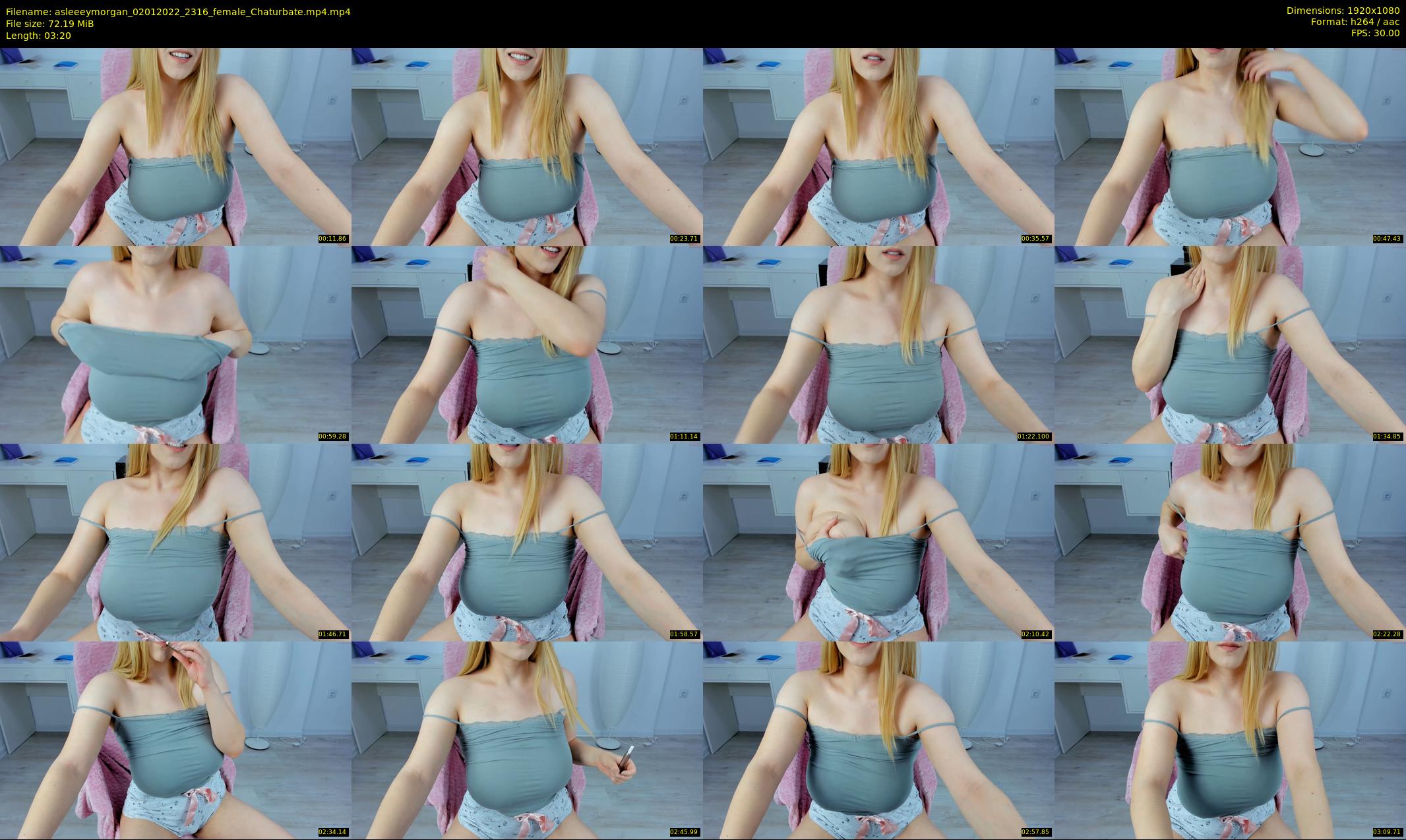 asleeeymorgan — 4 minute Chaturbate female cam show recording, 1080p, Jan 2, 2022