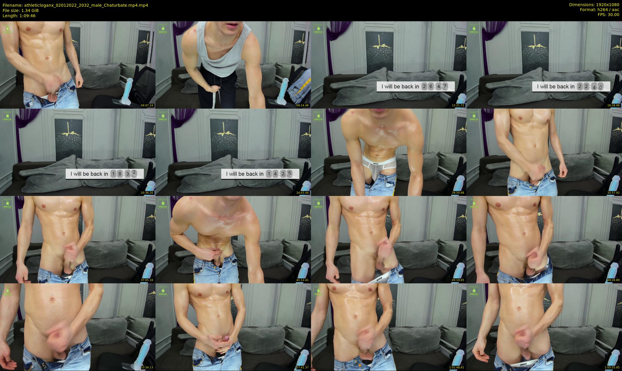athleticloganx — 70 minute Chaturbate male cam show recording, 1080p, Jan 2, 2022