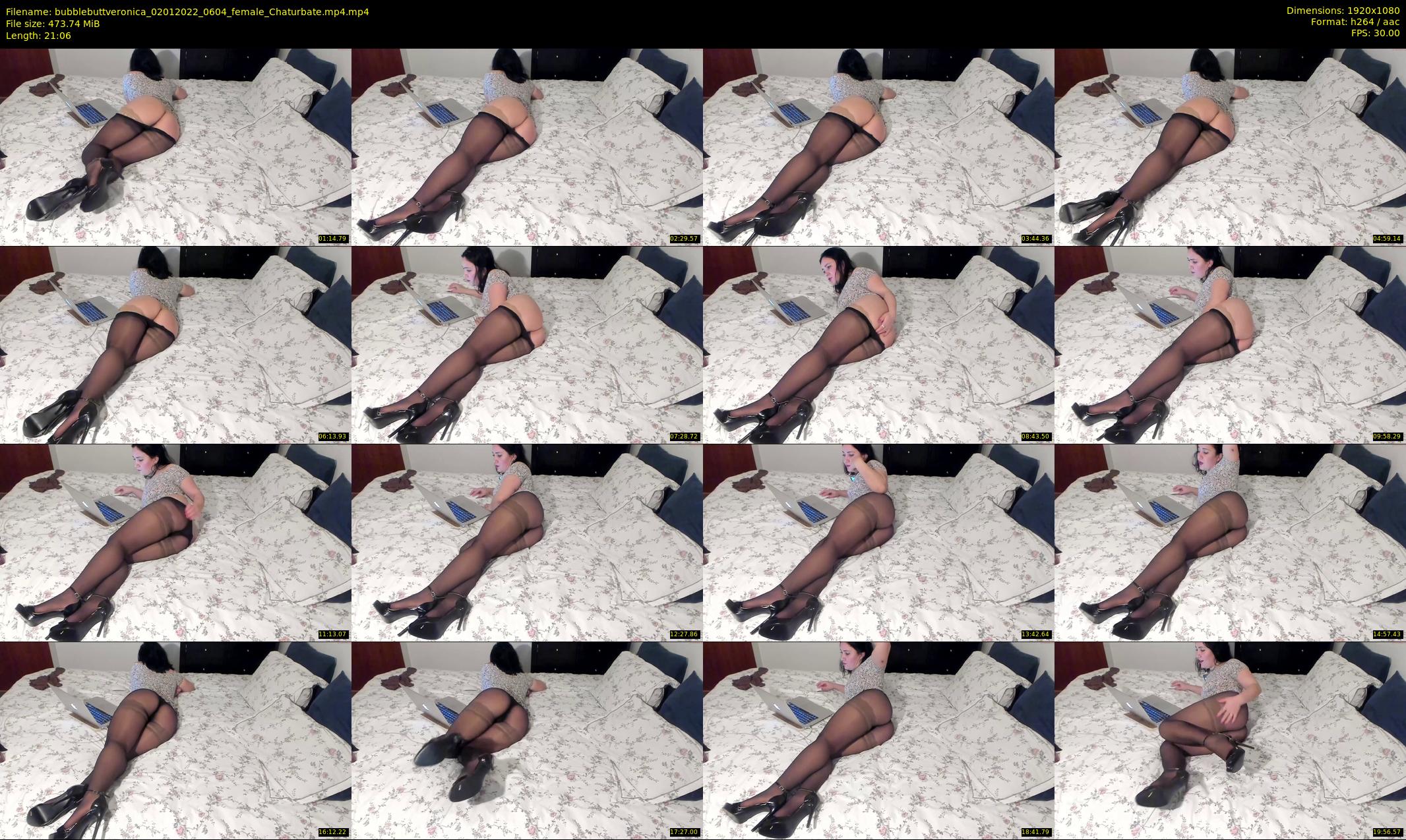 bubblebuttveronica — 22 minute Chaturbate female cam show recording, 1080p, Jan 2, 2022