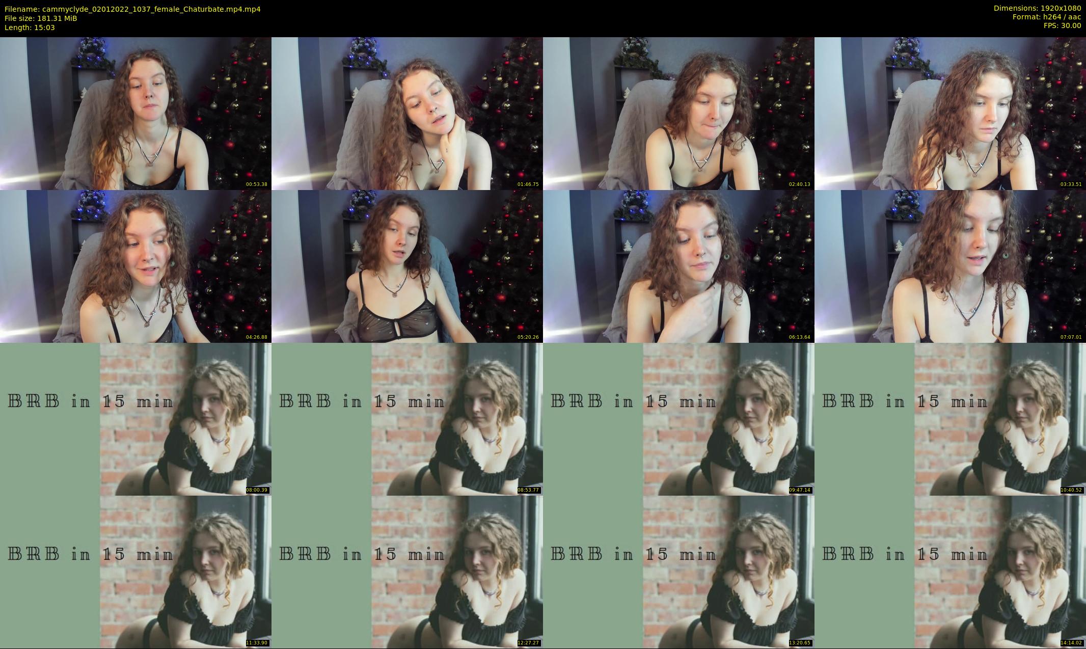 cammyclyde — 16 minute Chaturbate female cam show recording, 1080p, Jan 2, 2022