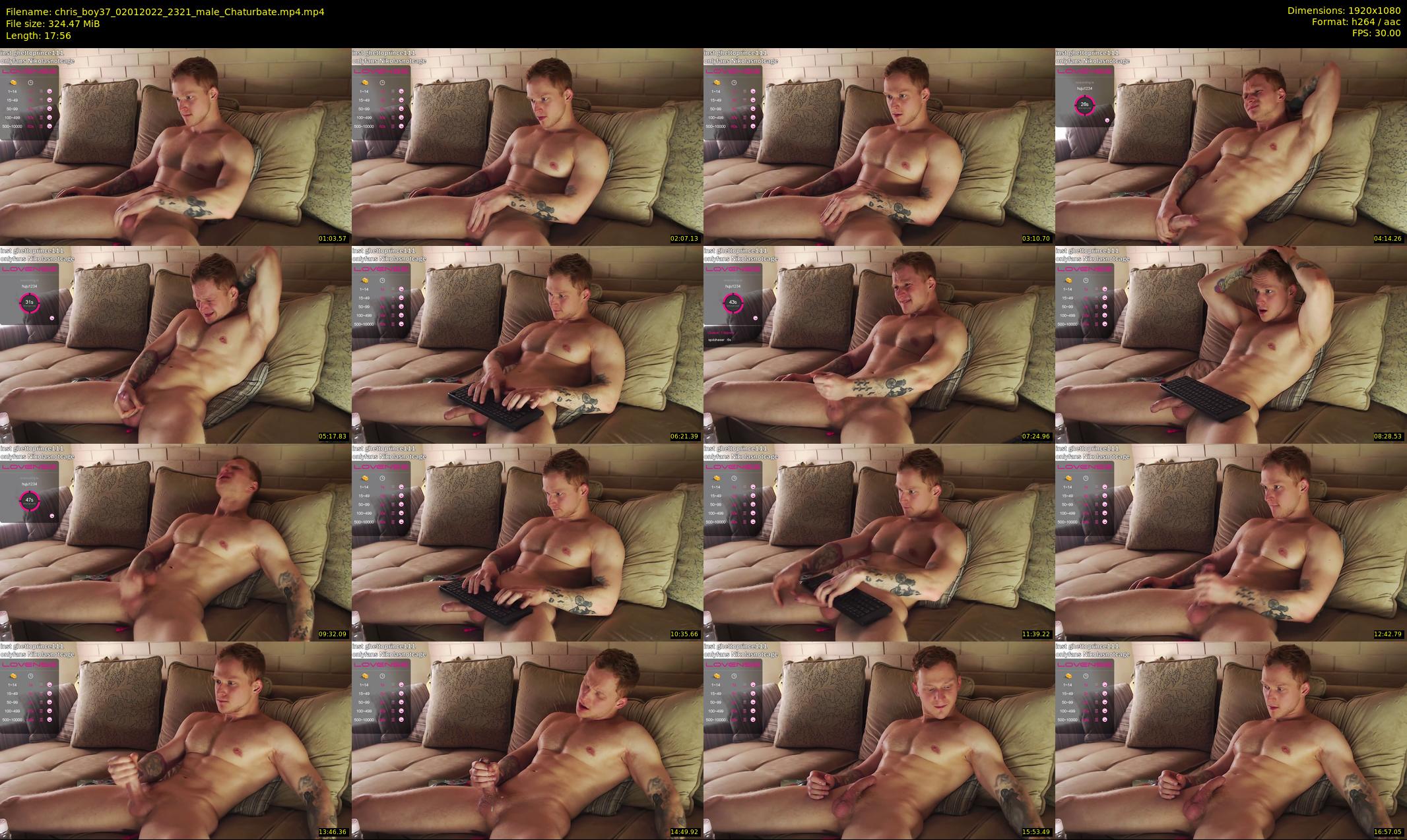 chris_boy37 — 18 minute Chaturbate male cam show recording, 1080p, Jan 2, 2022