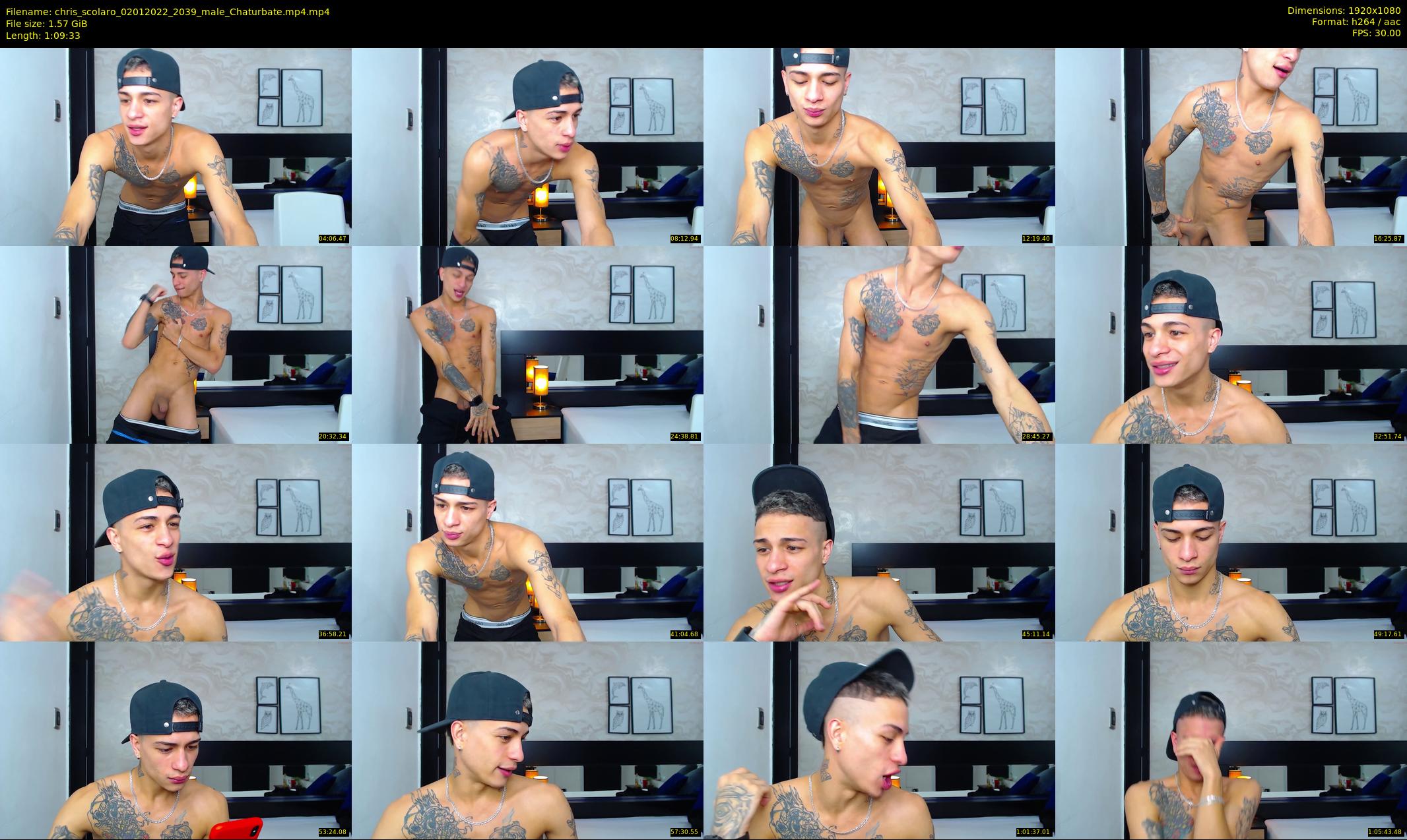 chris_scolaro — 70 minute Chaturbate male cam show recording, 1080p, Jan 2, 2022