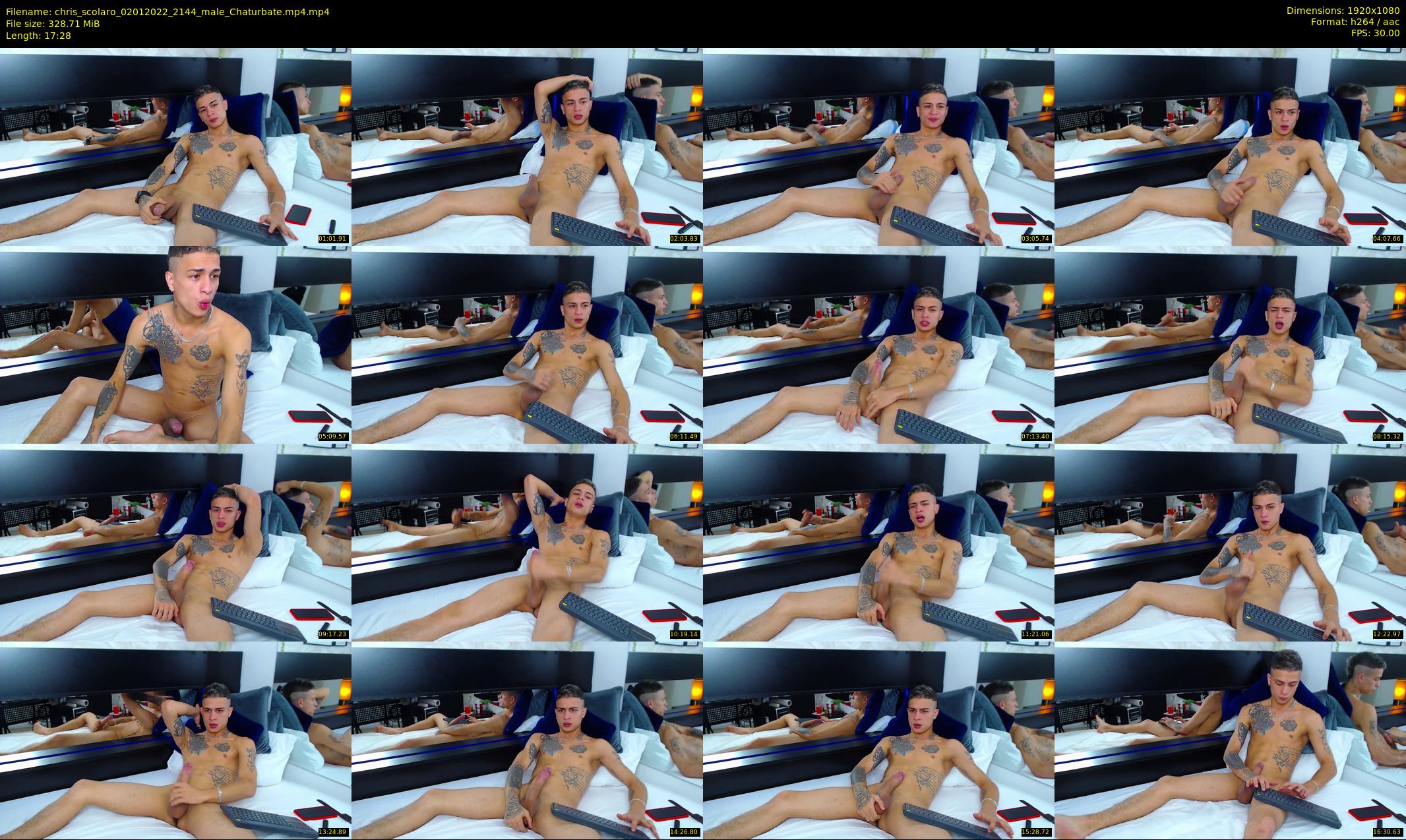 chris_scolaro — 18 minute Chaturbate male cam show recording, 1080p, Jan 2, 2022