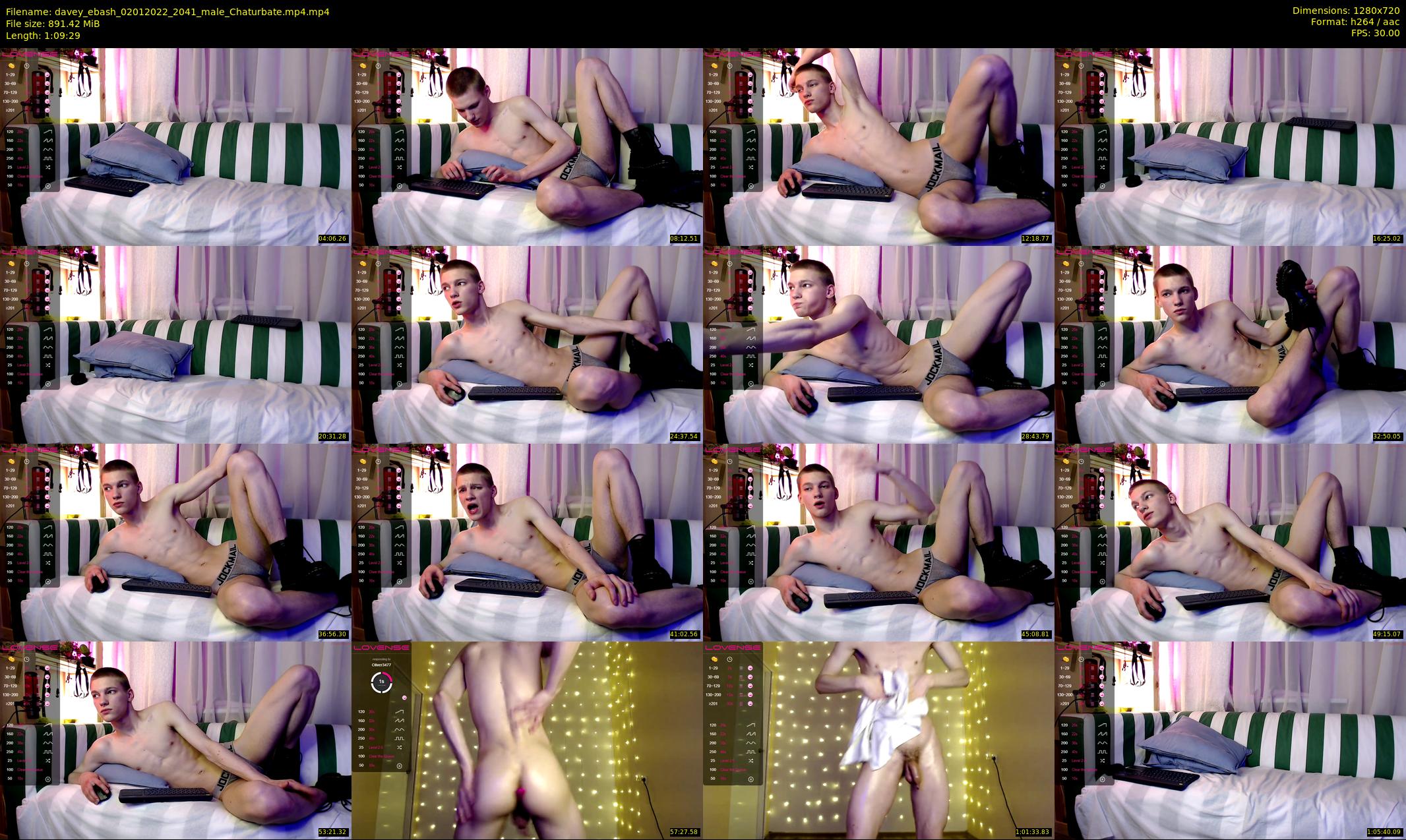 davey_ebash — 70 minute Chaturbate male cam show recording, 720p, Jan 2, 2022