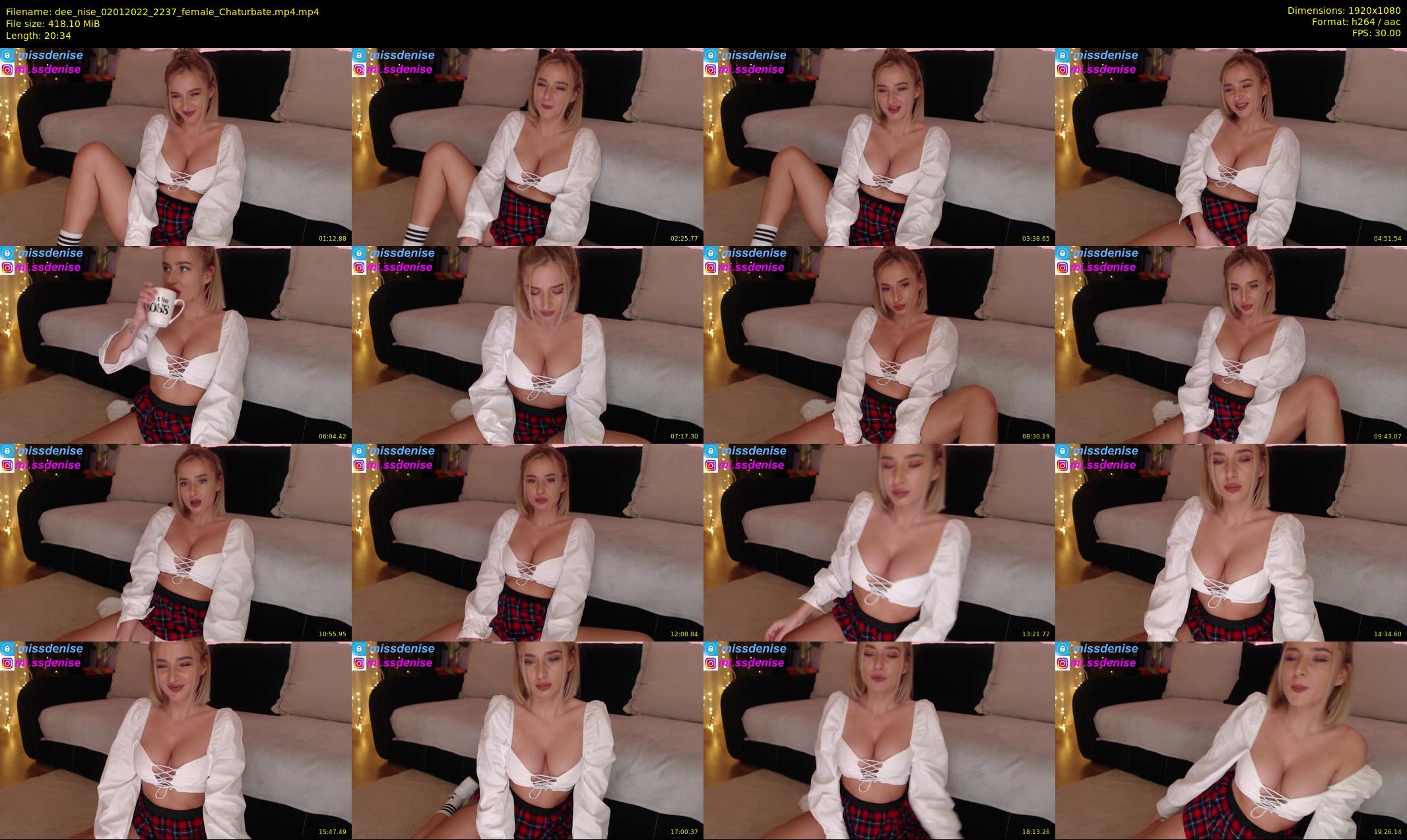 dee_nise — 21 minute Chaturbate female cam show recording, 1080p, Jan 2, 2022