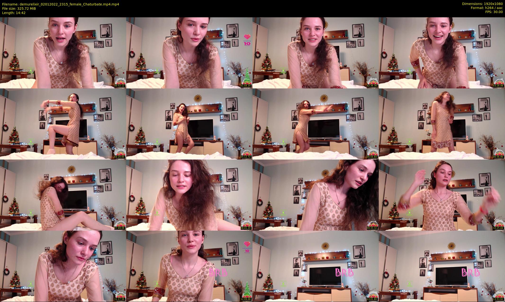 demurelixir — 15 minute Chaturbate female cam show recording, 1080p, Jan 2, 2022