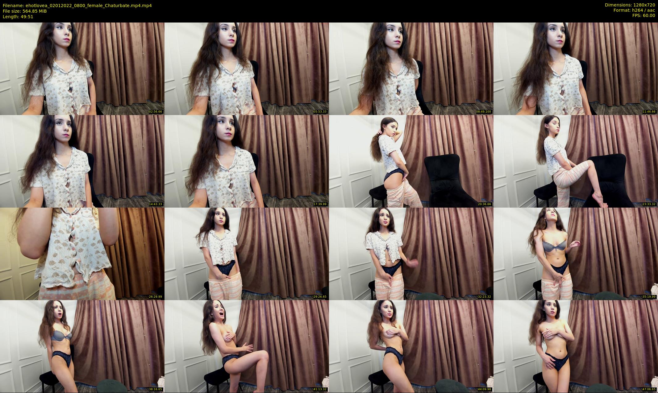 ehotlovea — 50 minute Chaturbate female cam show recording, 720p, Jan 2, 2022