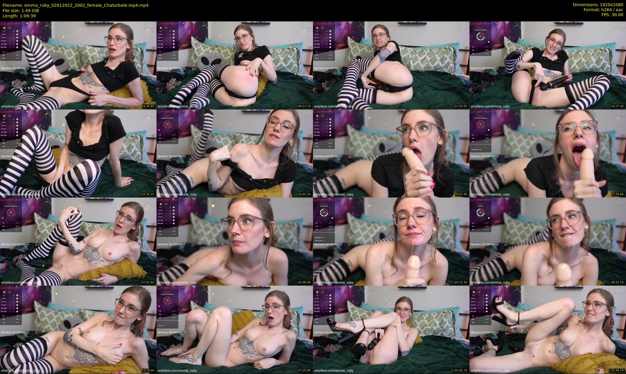 emma_ruby — 70 minute Chaturbate female cam show recording, 1080p, Jan 2, 2022
