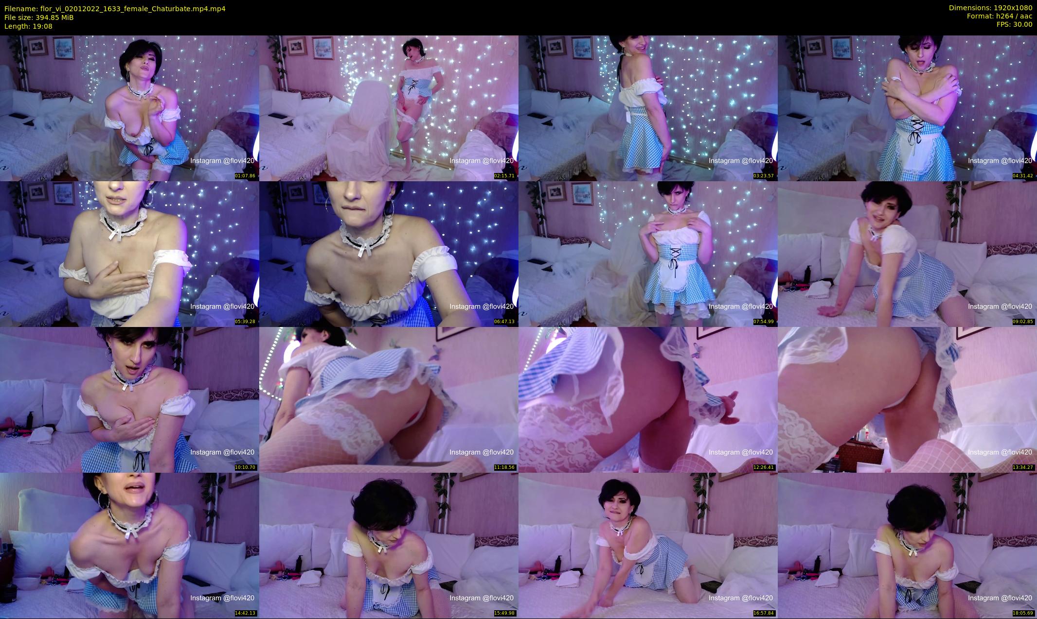 flor_vi — 20 minute Chaturbate female cam show recording, 1080p, Jan 2, 2022