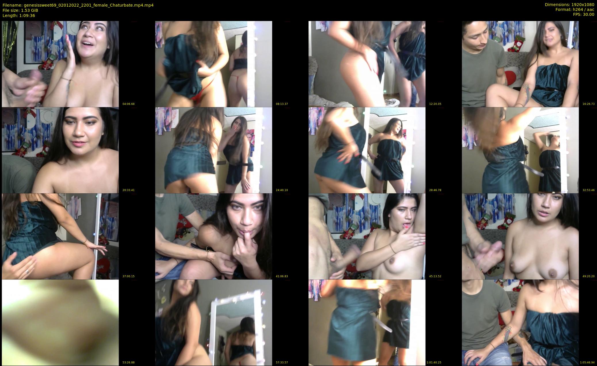 genesissweet69 — 70 minute Chaturbate couple cam show recording, 1080p, Jan 2, 2022