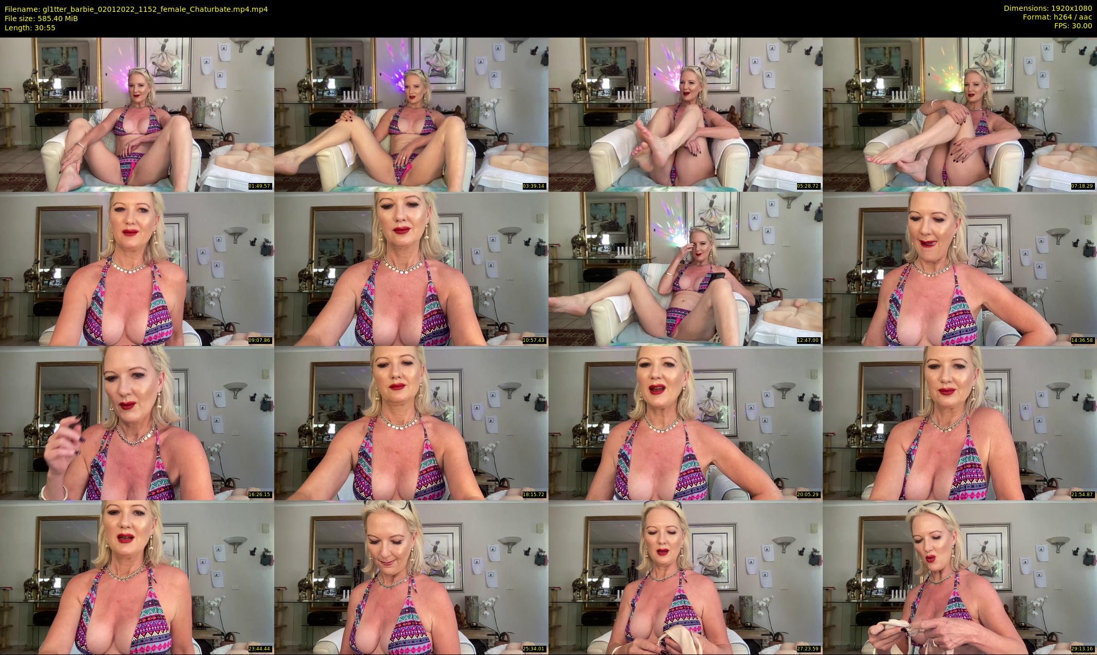 gl1tter_barbie — 31 minute Chaturbate female cam show recording, 1080p, Jan 2, 2022
