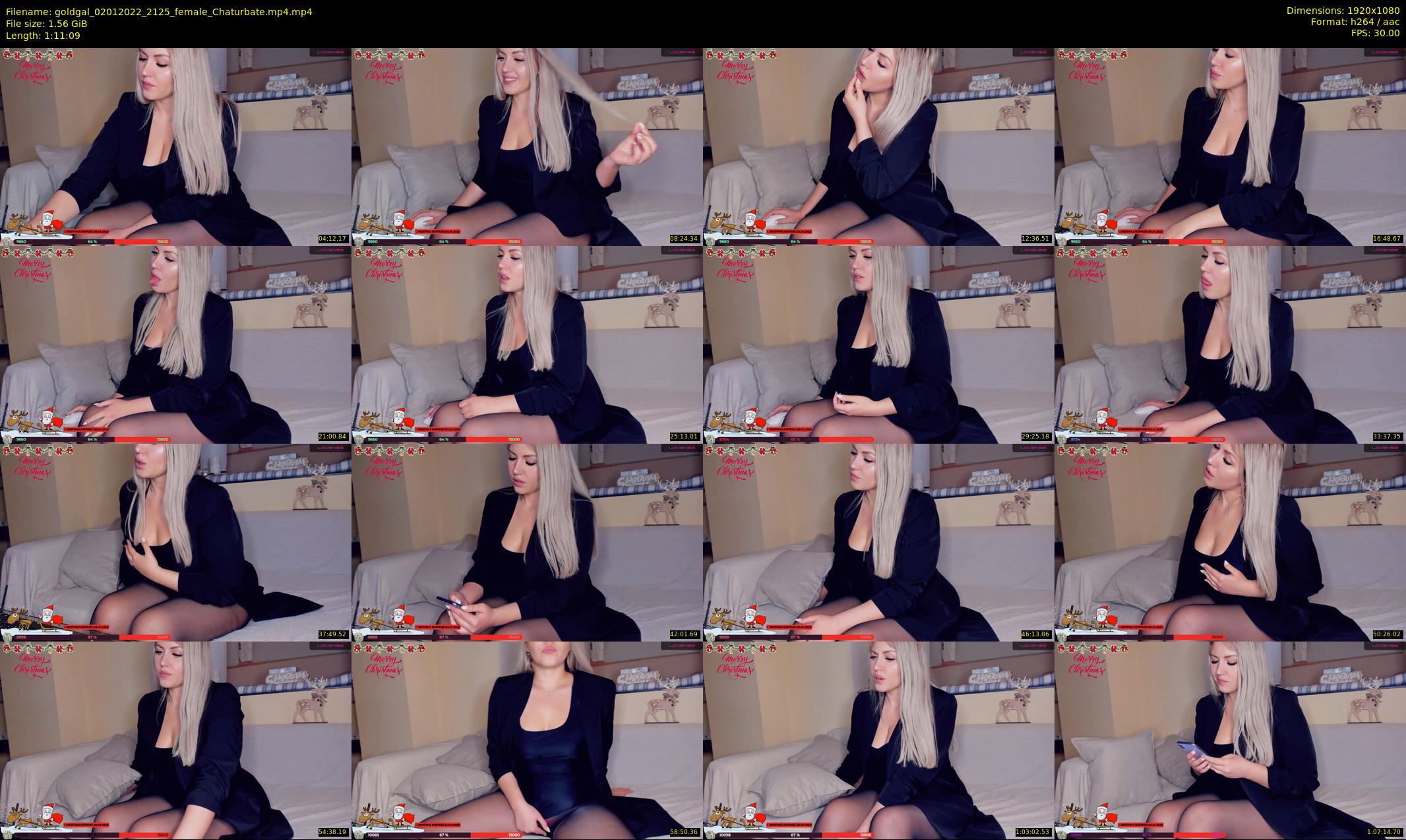 goldgal — 72 minute Chaturbate female cam show recording, 1080p, Jan 2, 2022