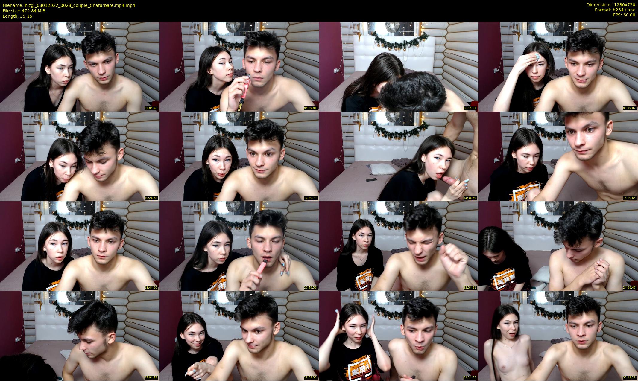 hizgi — 36 minute Chaturbate couple cam show recording, 720p, Jan 3, 2022