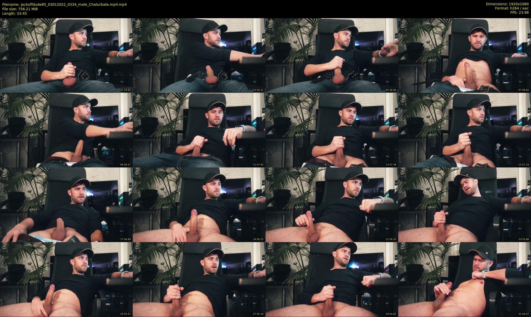 jackoffdude85 — 34 minute Chaturbate male cam show recording, 1080p, Jan 3, 2022