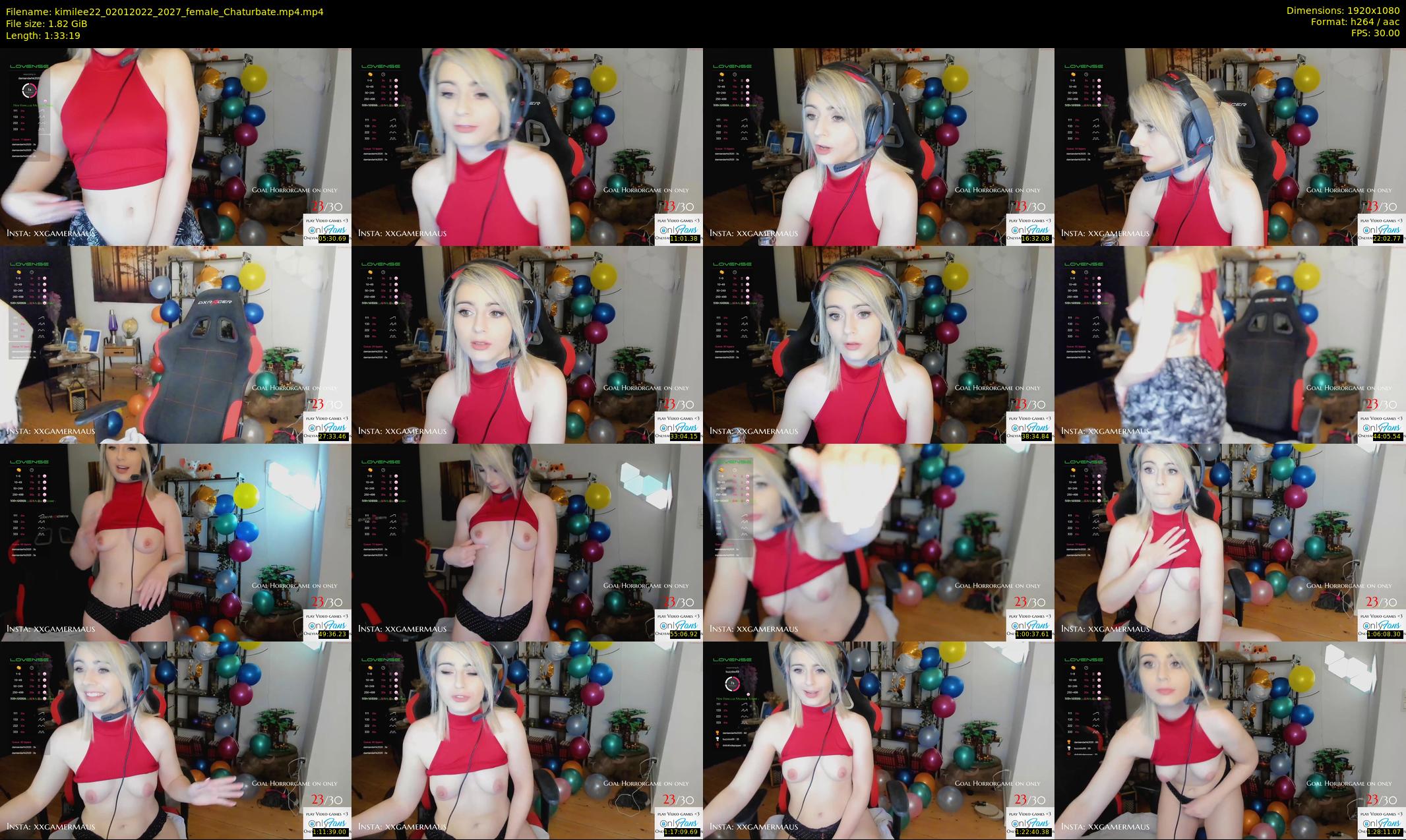 kimilee22 — 94 minute Chaturbate female cam show recording, 1080p, Jan 2, 2022