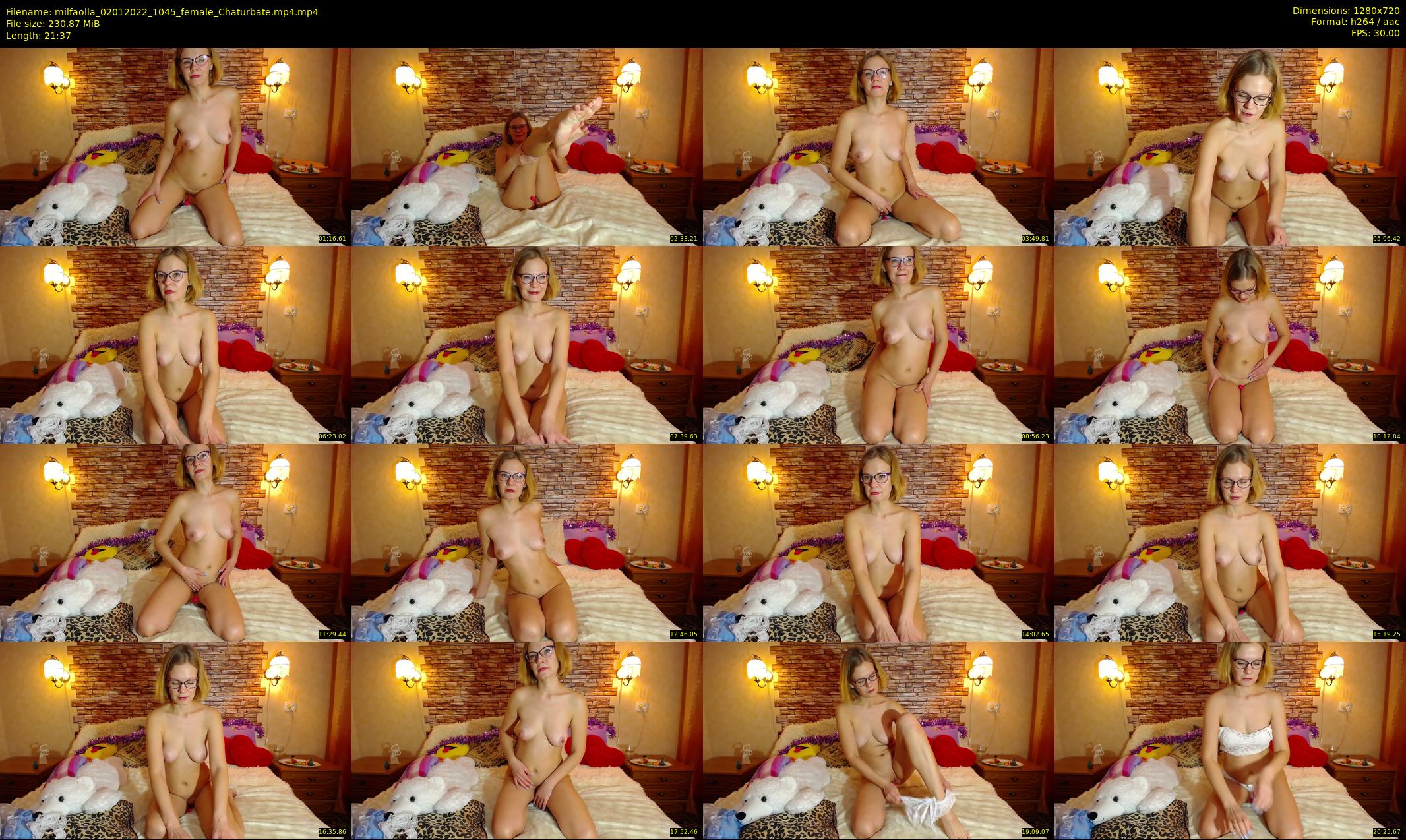milfaolla — 22 minute Chaturbate female cam show recording, 720p, Jan 2, 2022