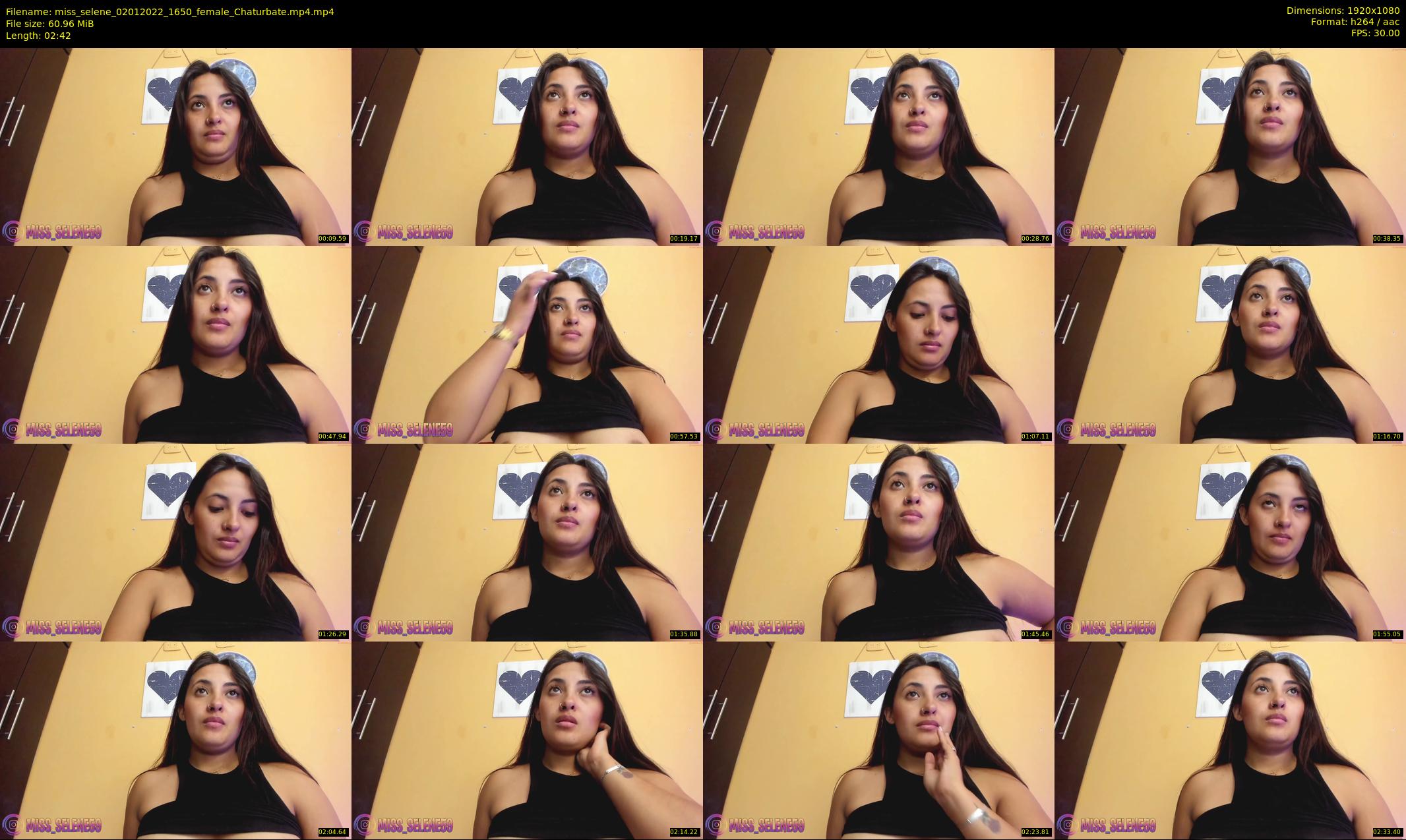 miss_selene — 3 minute Chaturbate female cam show recording, 1080p, Jan 2, 2022