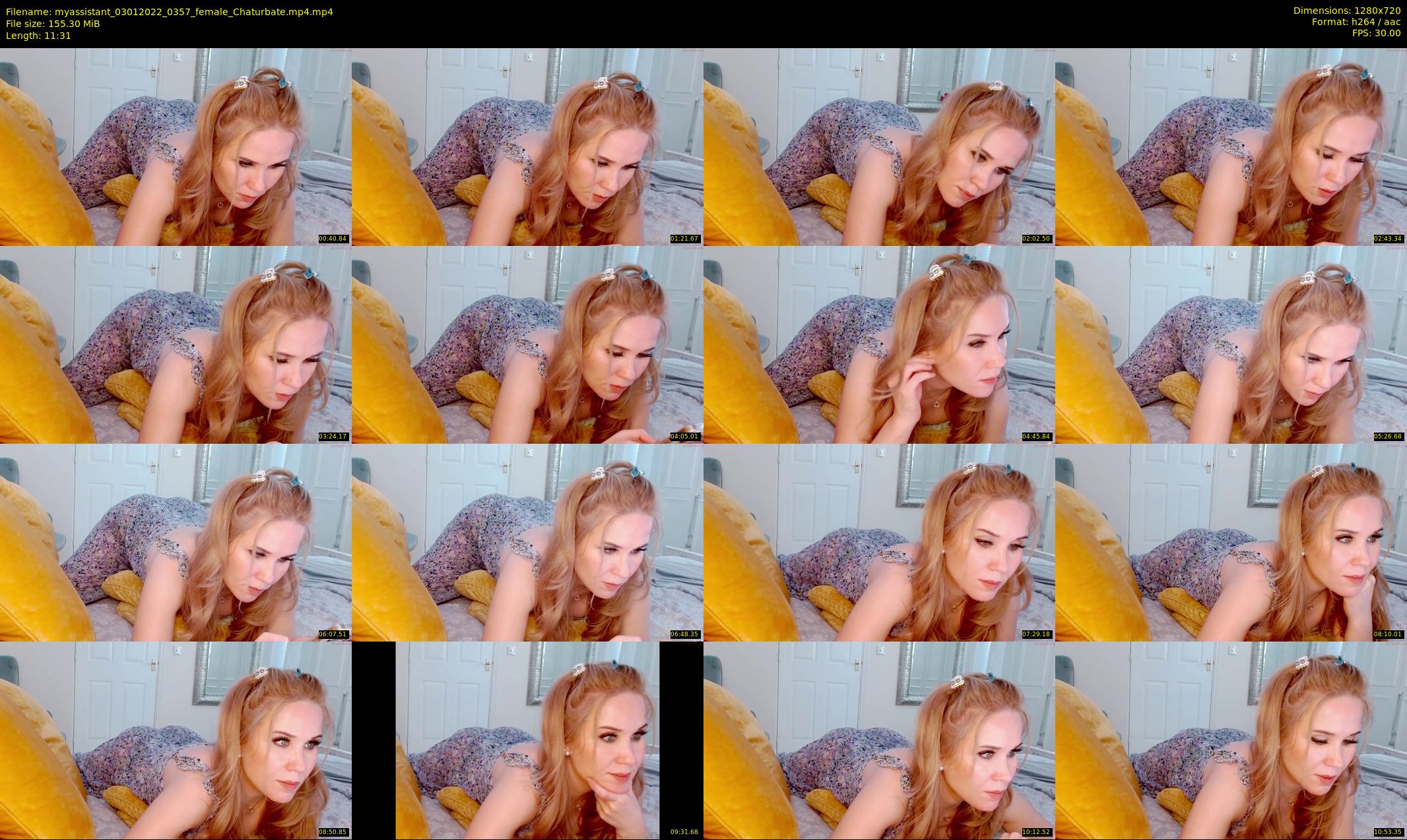 myassistant — 12 minute Chaturbate female cam show recording, 720p, Jan 3, 2022