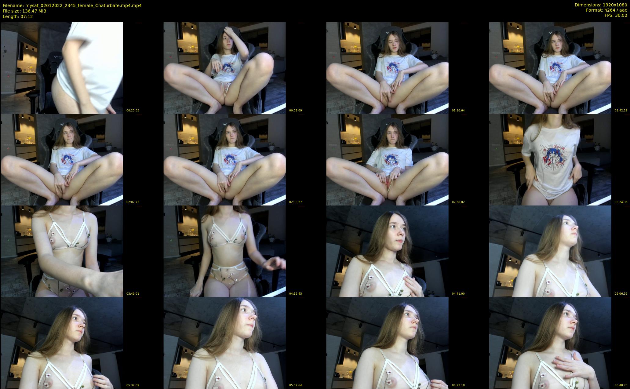 mysat — 8 minute Chaturbate female cam show recording, 1080p, Jan 2, 2022