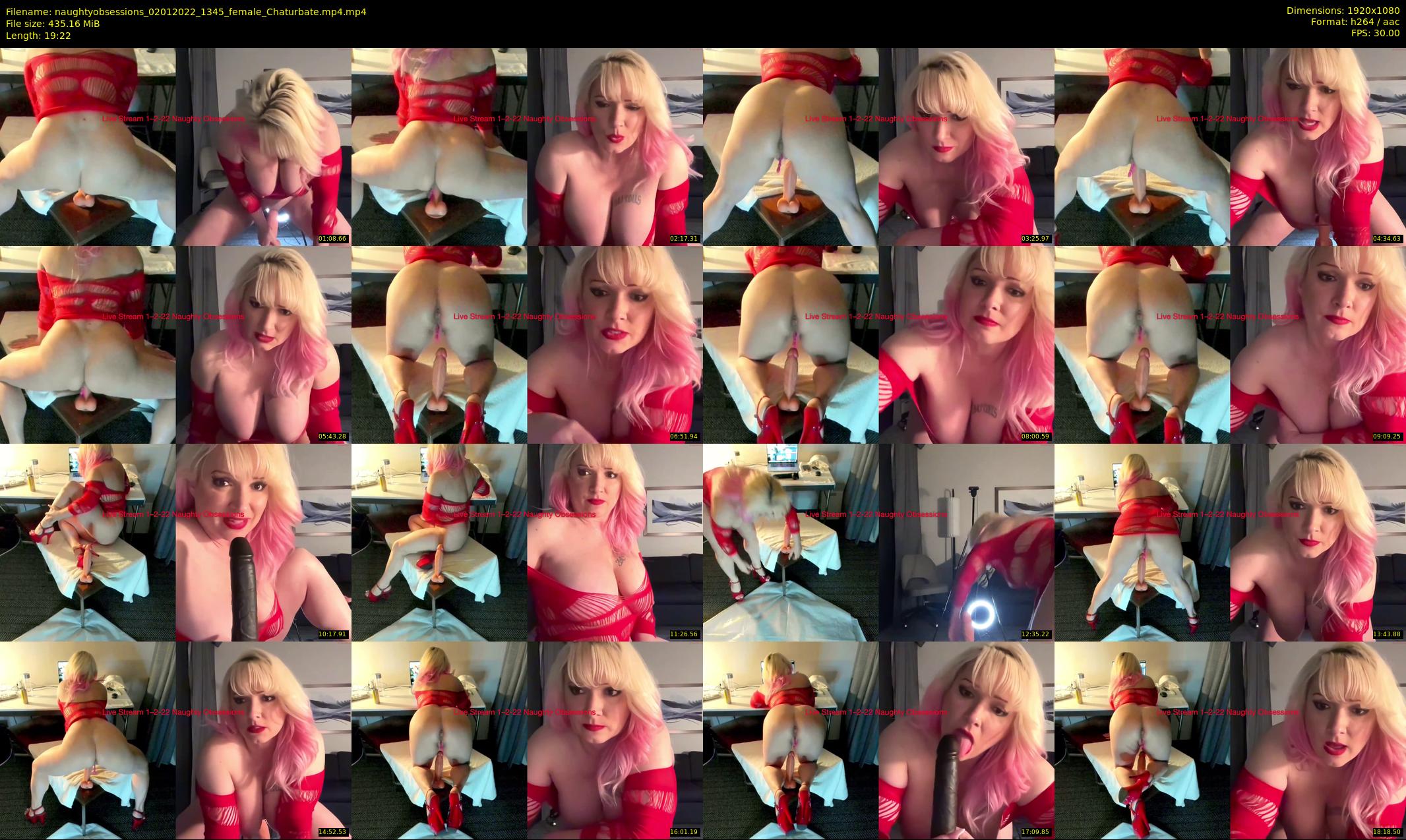 naughtyobsessions — 20 minute Chaturbate female cam show recording, 1080p, Jan 2, 2022