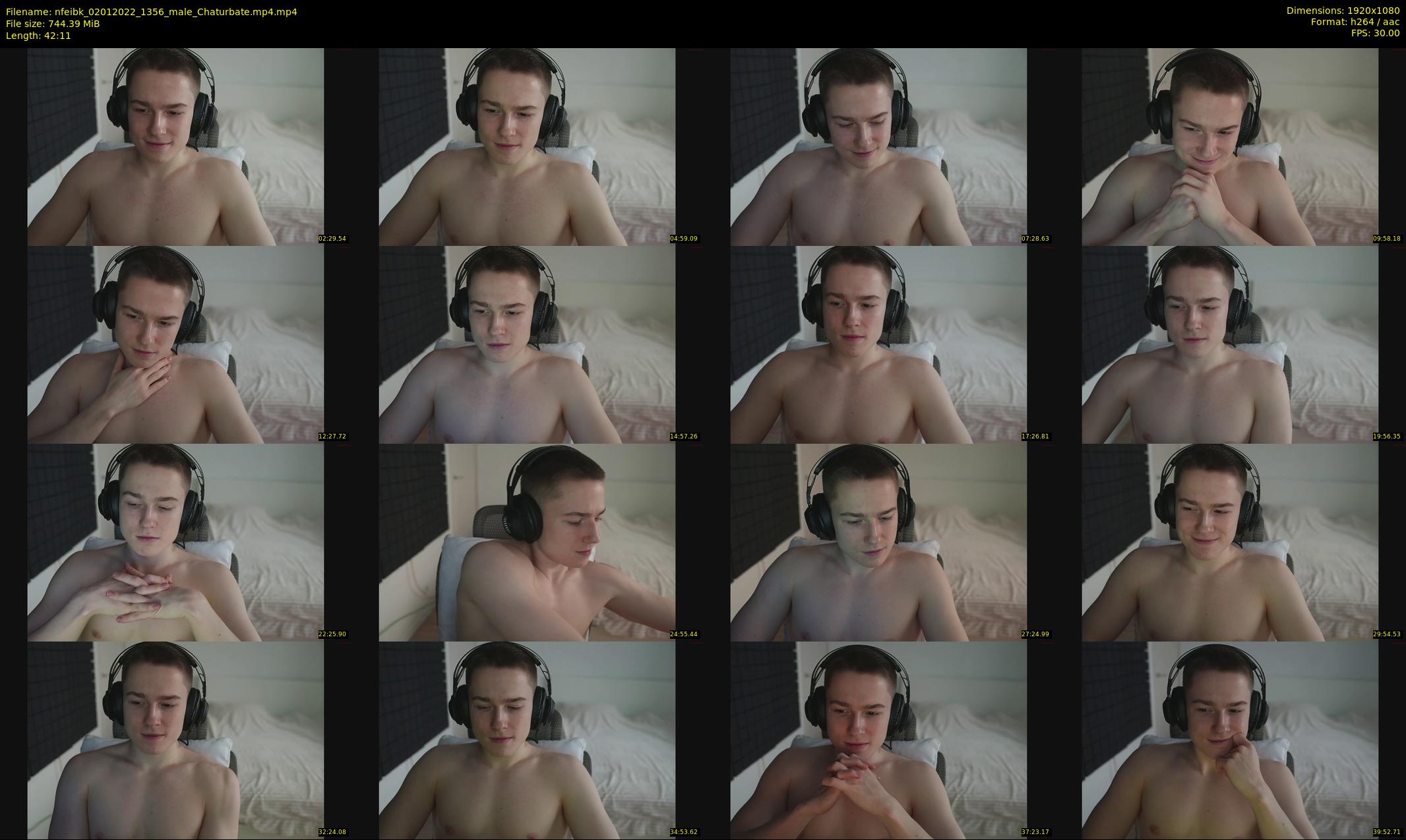 nfeibk — 43 minute Chaturbate male cam show recording, 1080p, Jan 2, 2022