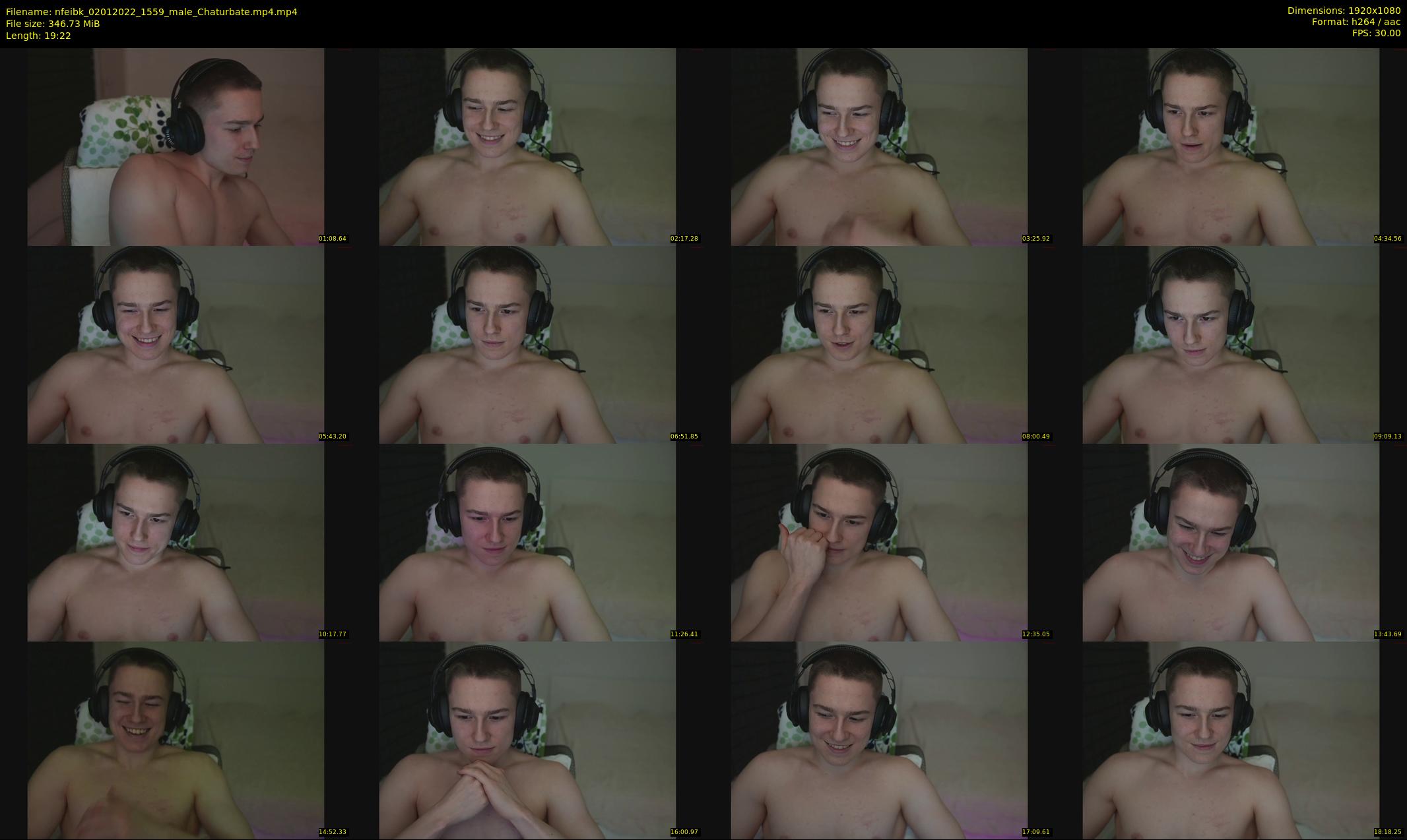 nfeibk — 20 minute Chaturbate male cam show recording, 1080p, Jan 2, 2022
