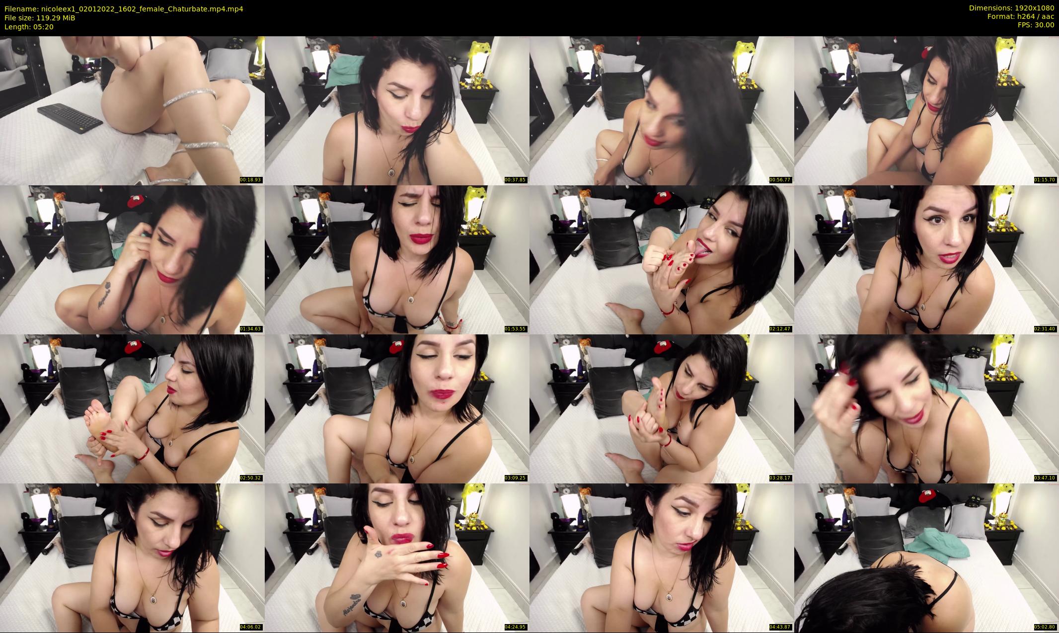 nicoleex1 — 6 minute Chaturbate female cam show recording, 1080p, Jan 2, 2022