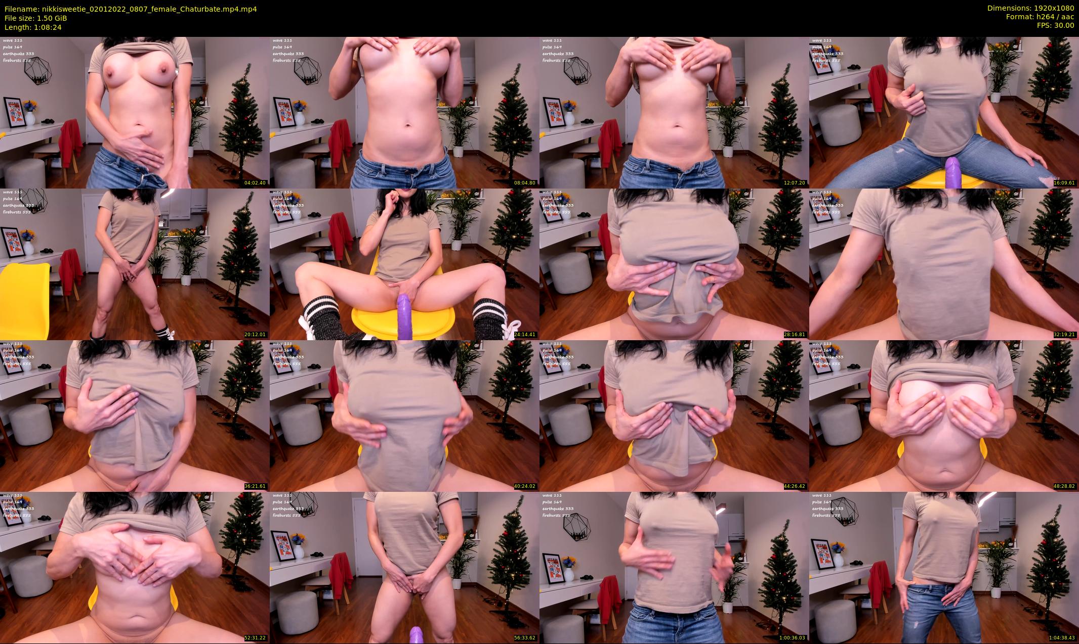 nikkisweetie — 69 minute Chaturbate female cam show recording, 1080p, Jan 2, 2022
