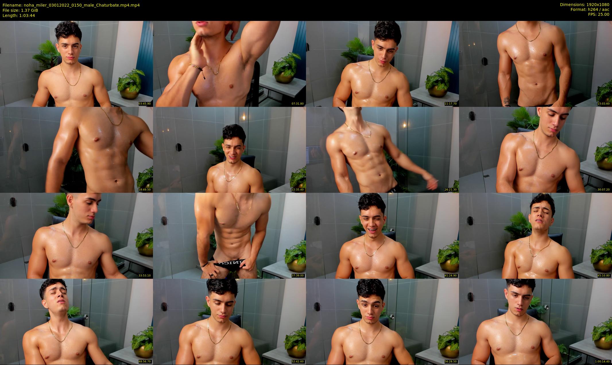 noha_miler — 64 minute Chaturbate male cam show recording, 1080p, Jan 3, 2022