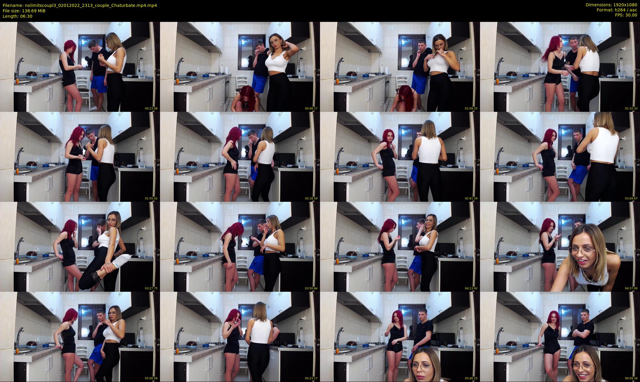 nolimitscoupl3 — 7 minute Chaturbate couple cam show recording, 1080p, Jan 2, 2022
