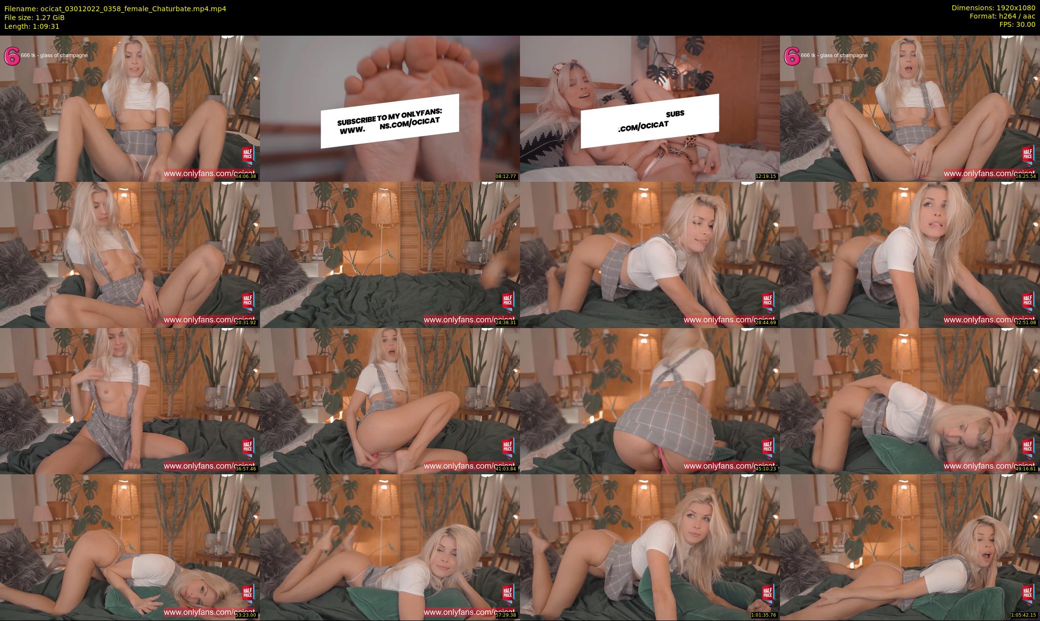 ocicat — 70 minute Chaturbate female cam show recording, 1080p, Jan 3, 2022