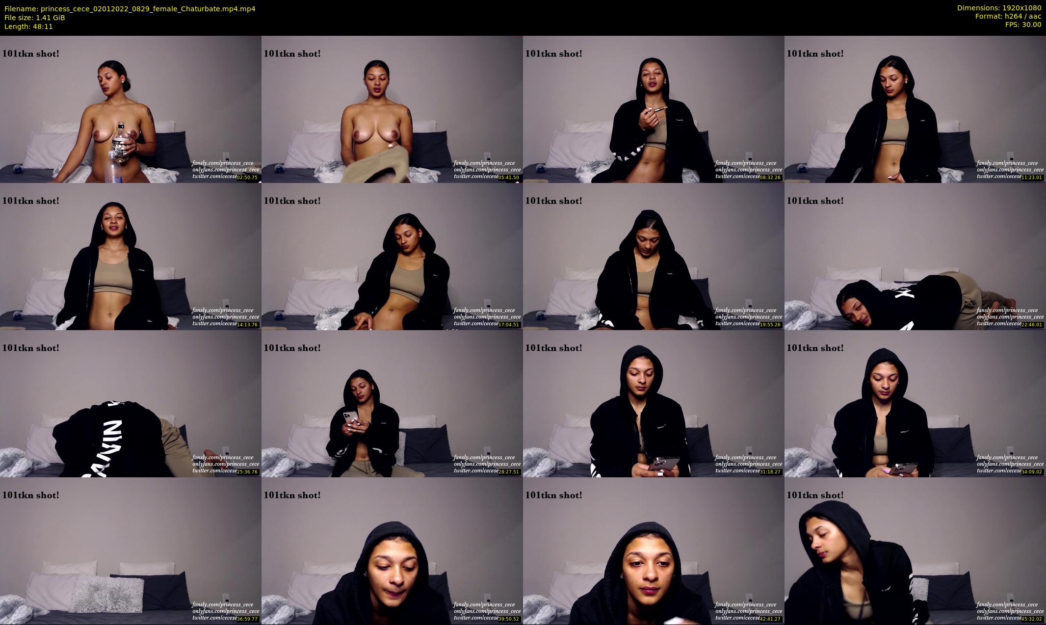 princess_cece — 49 minute Chaturbate female cam show recording, 1080p, Jan 2, 2022