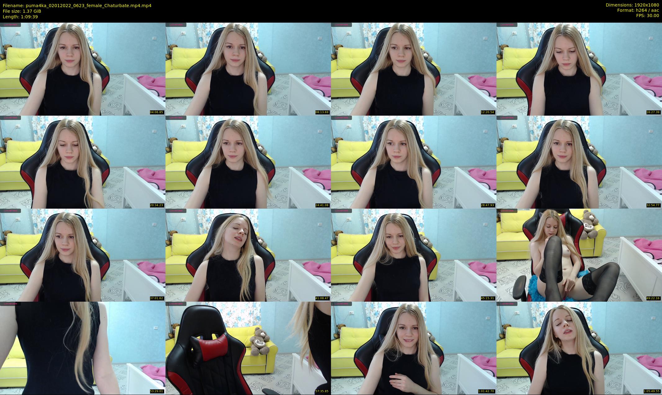 puma4ka — 70 minute Chaturbate female cam show recording, 1080p, Jan 2, 2022
