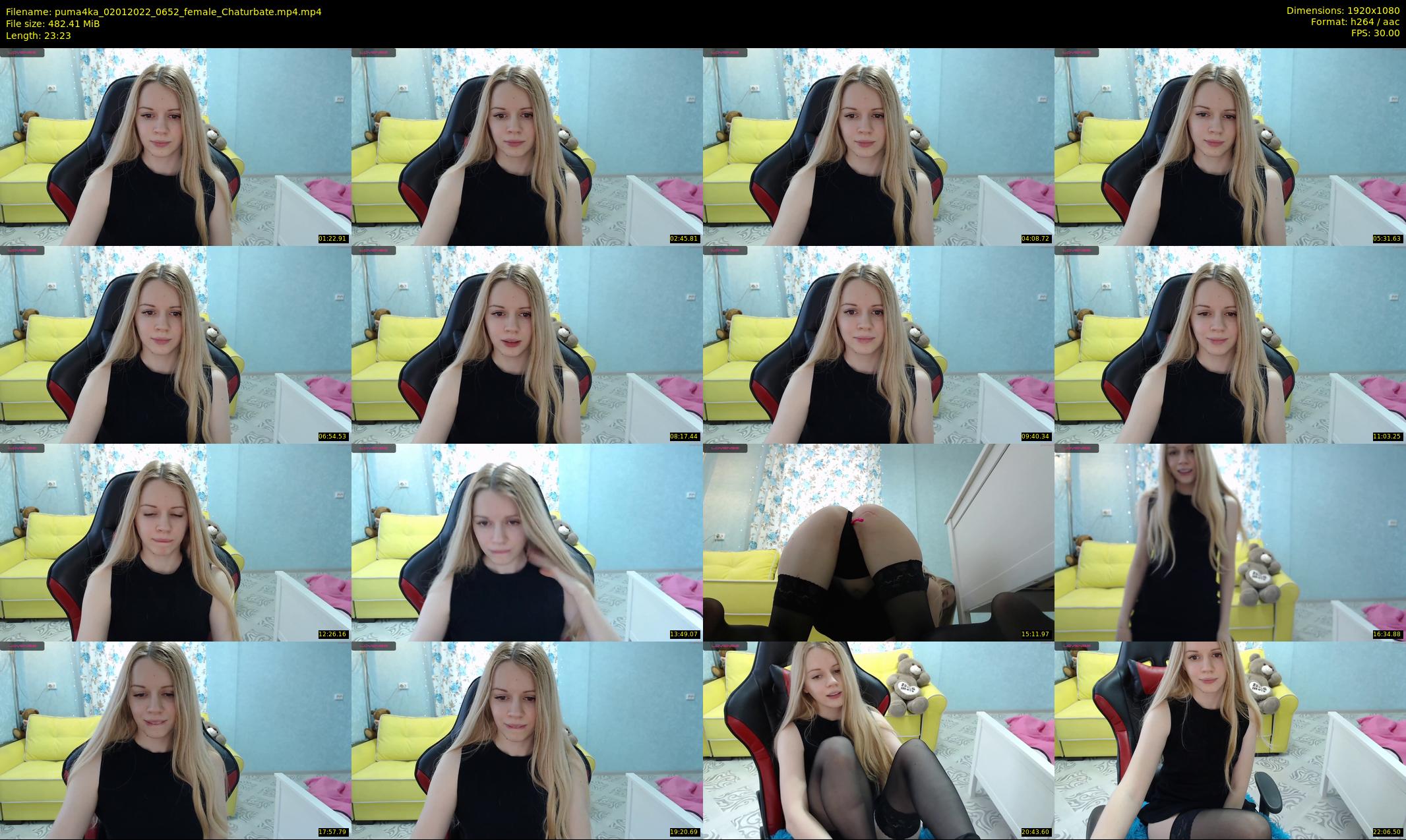 puma4ka — 24 minute Chaturbate female cam show recording, 1080p, Jan 2, 2022