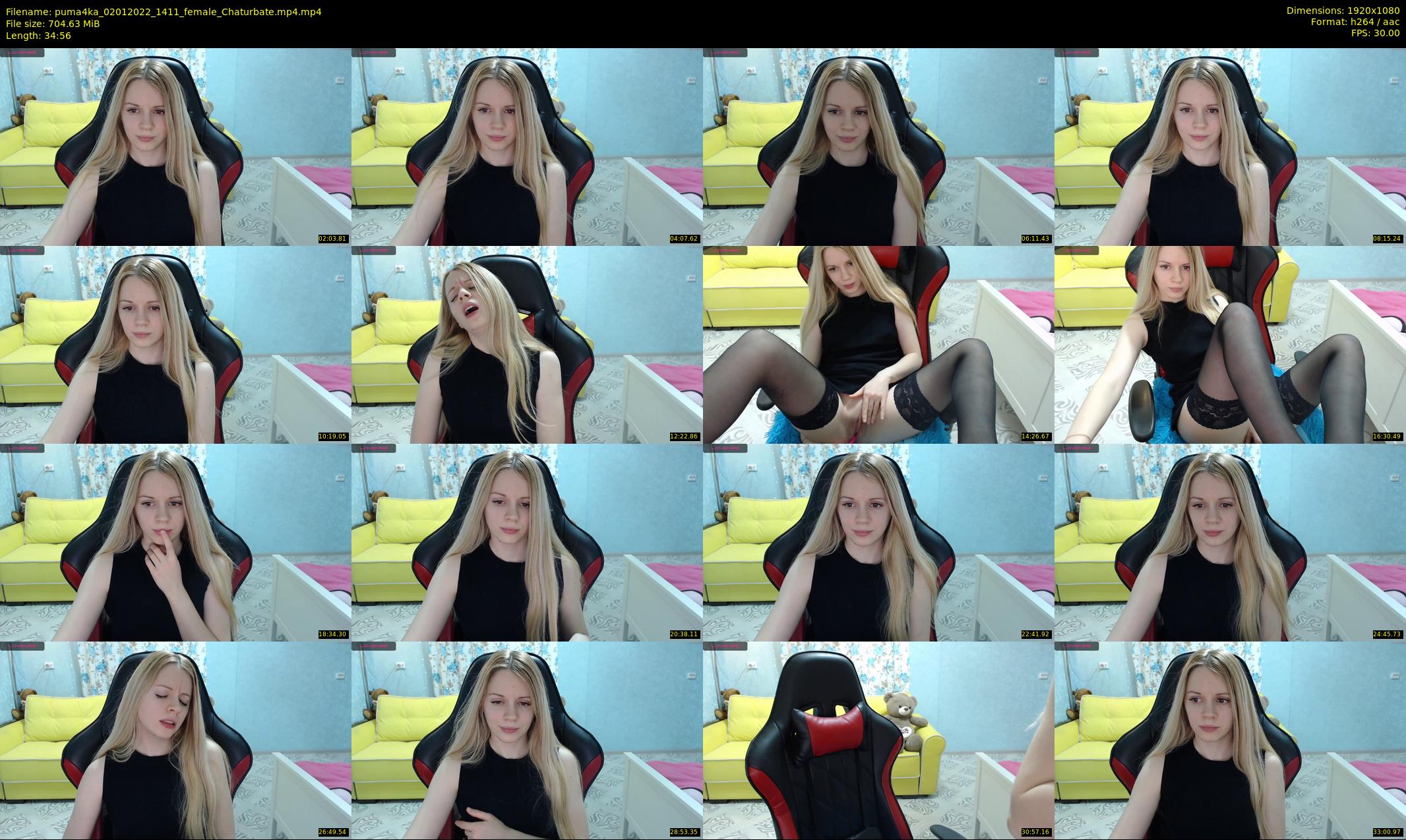 puma4ka — 35 minute Chaturbate female cam show recording, 1080p, Jan 2, 2022