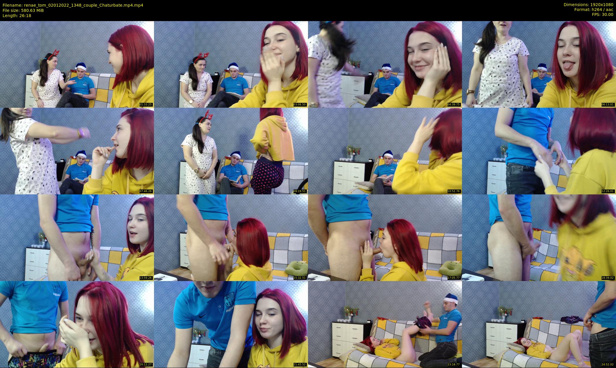 renae_tom — 27 minute Chaturbate couple cam show recording, 1080p, Jan 2, 2022