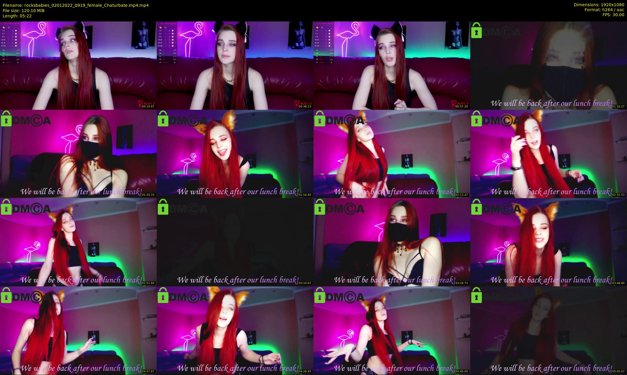 rocksbabies — 6 minute Chaturbate female cam show recording, 1080p, Jan 2, 2022