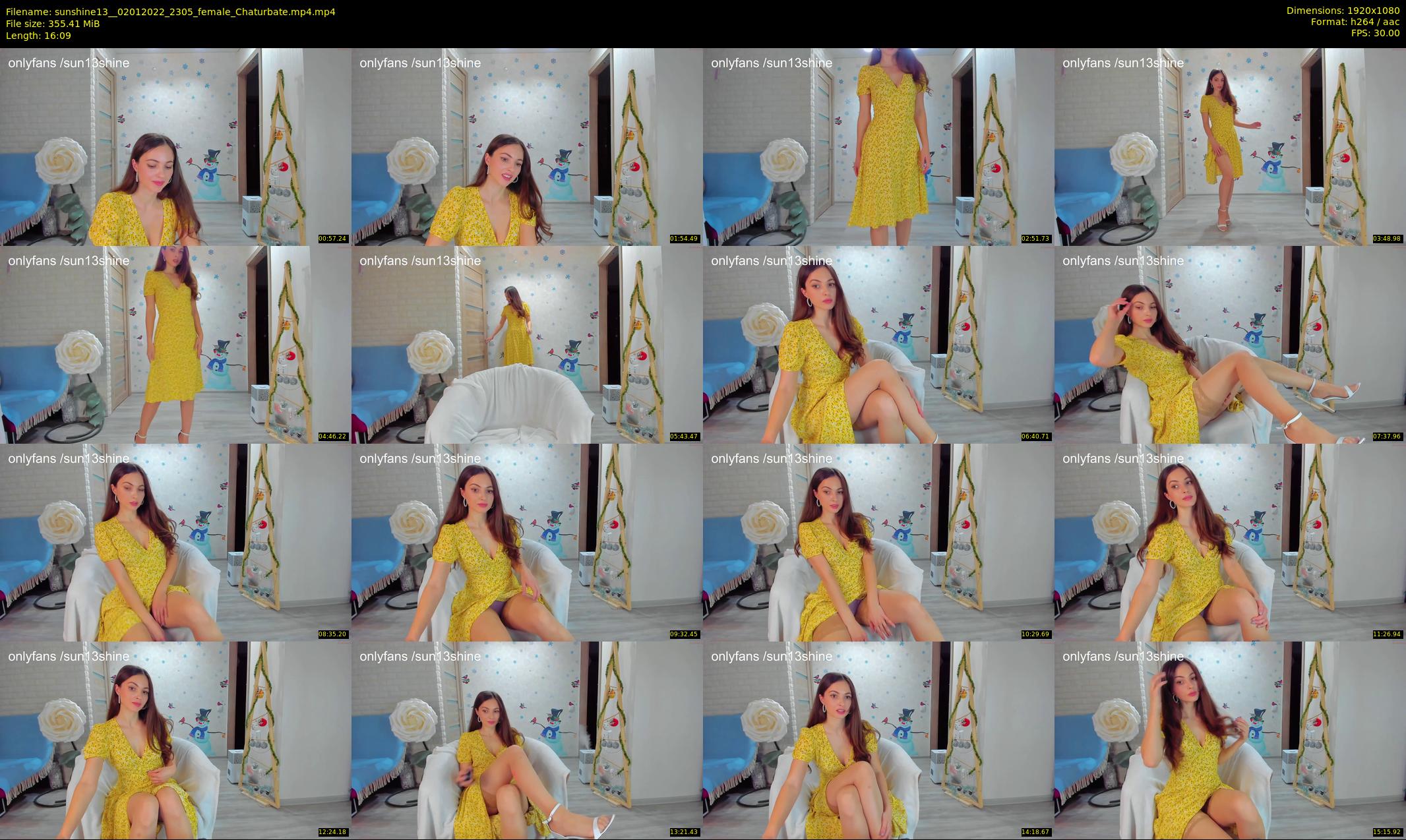 sunshine13_ — 17 minute Chaturbate female cam show recording, 1080p, Jan 2, 2022