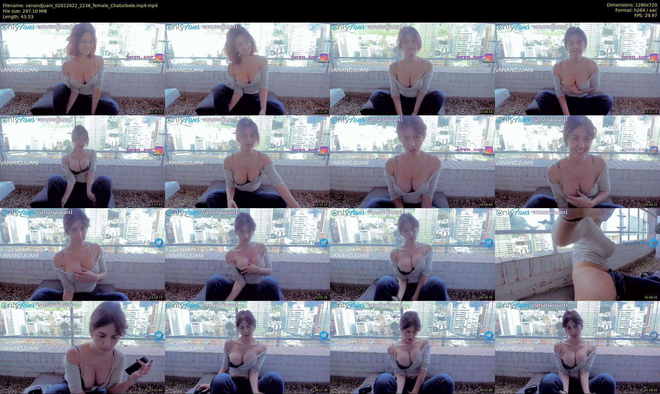 vanandjuani — 44 minute Chaturbate female cam show recording, 720p, Jan 2, 2022